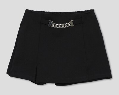 Foto 1 | Short Falda Boy London Negro para Mujer