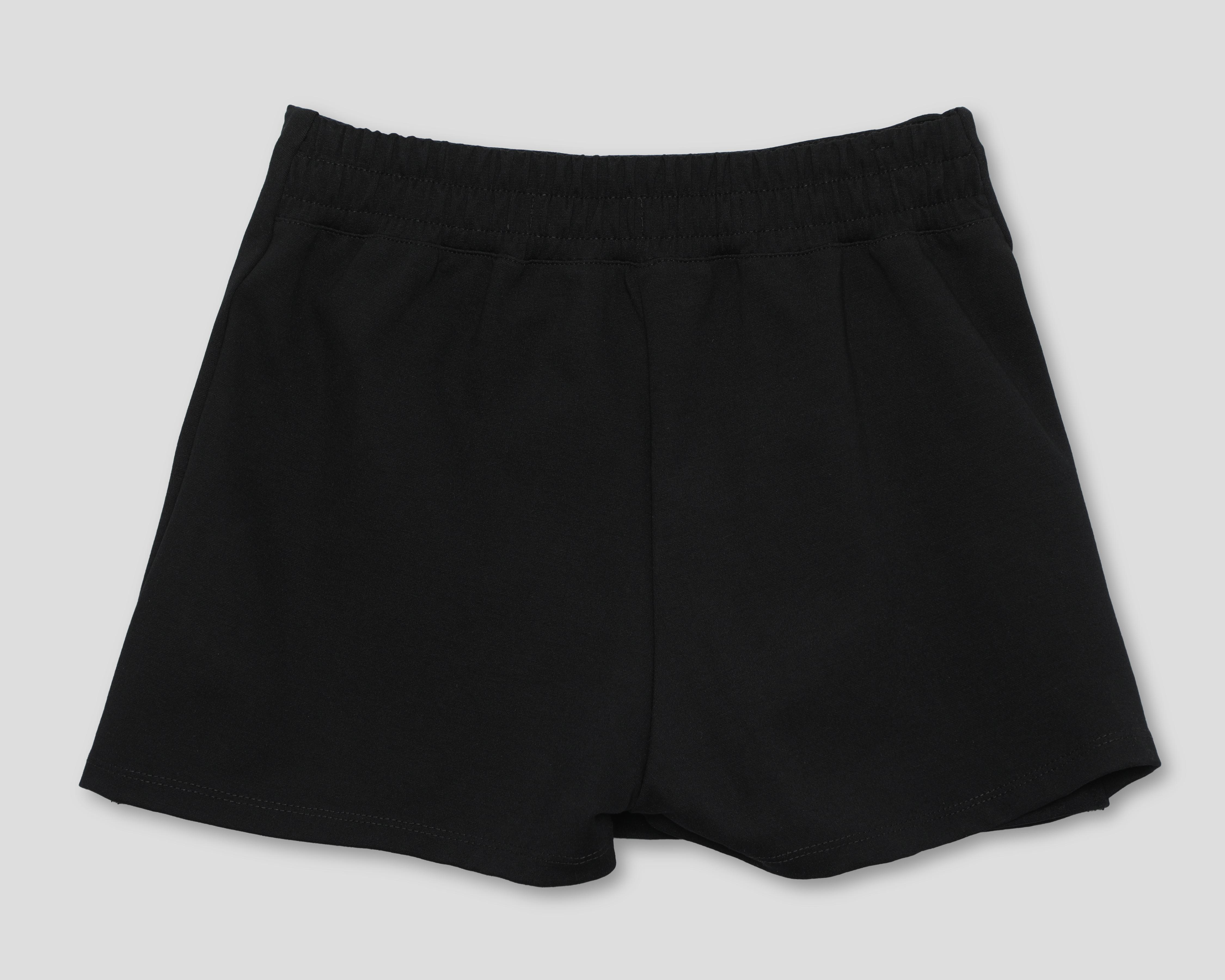 Foto 3 pulgar | Short Falda Boy London Negro para Mujer
