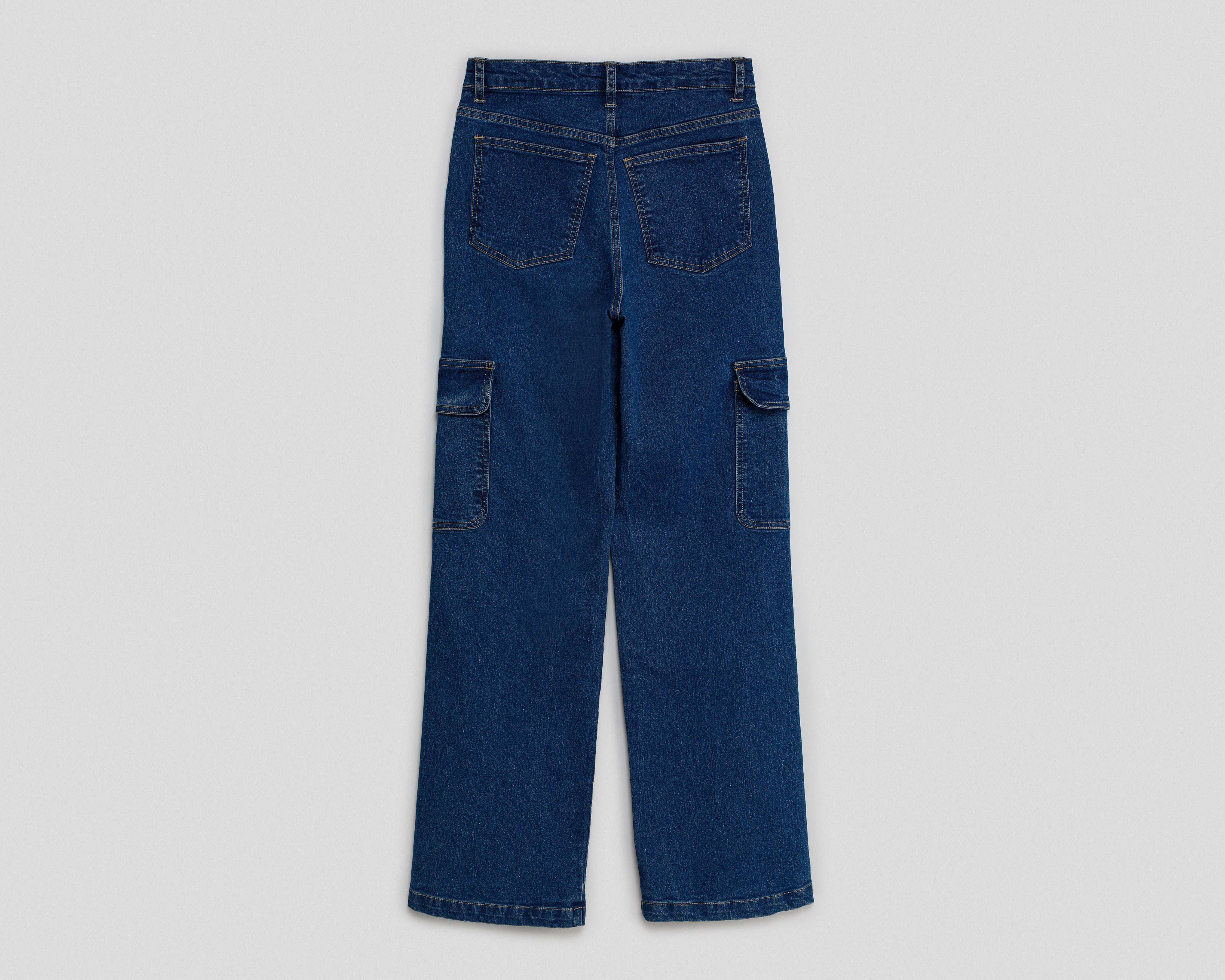 Foto 3 pulgar | Jeans Wide Leg Refill para Mujer