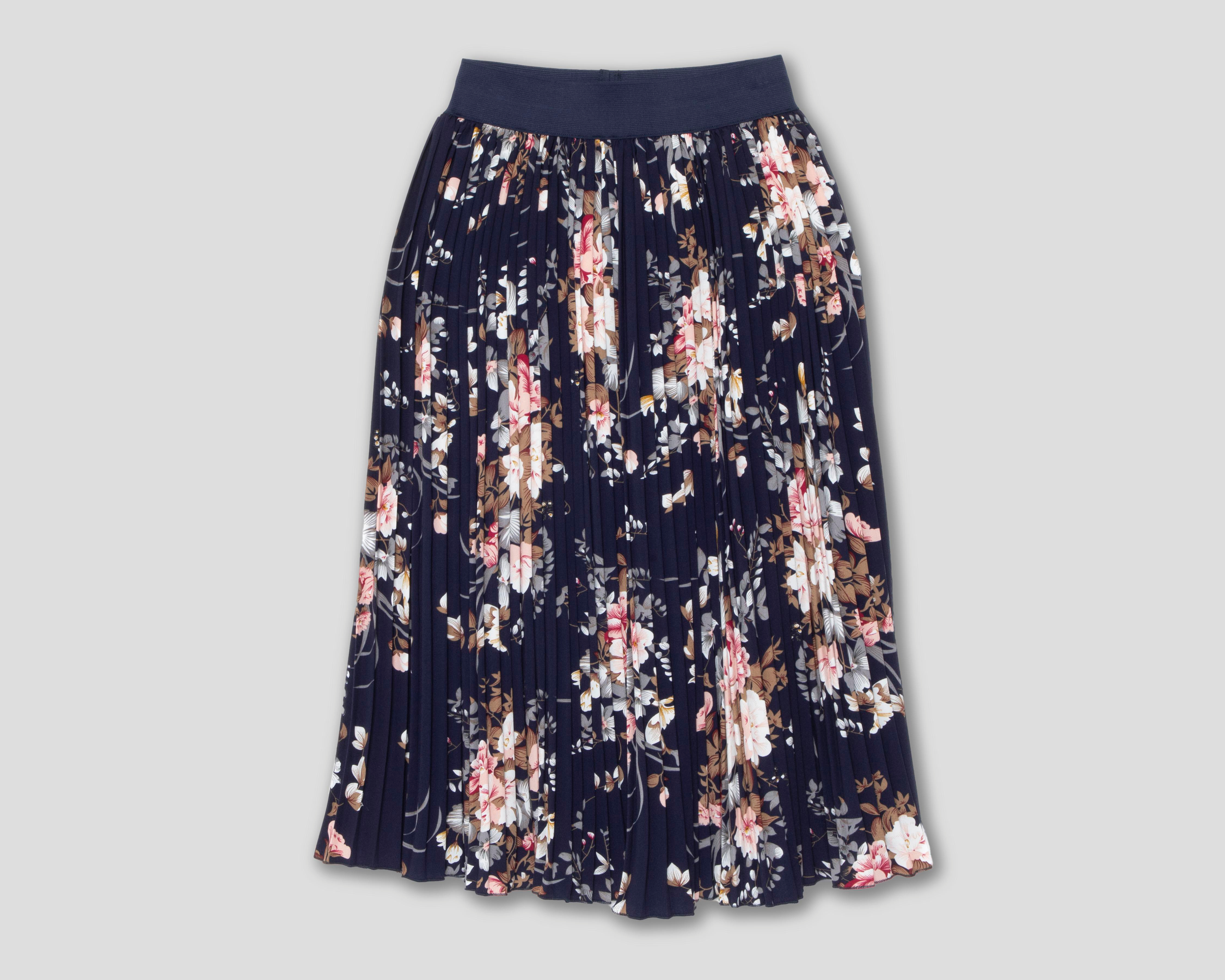 Foto 2 pulgar | Falda Midi Lady Sun con Elástico para Mujer