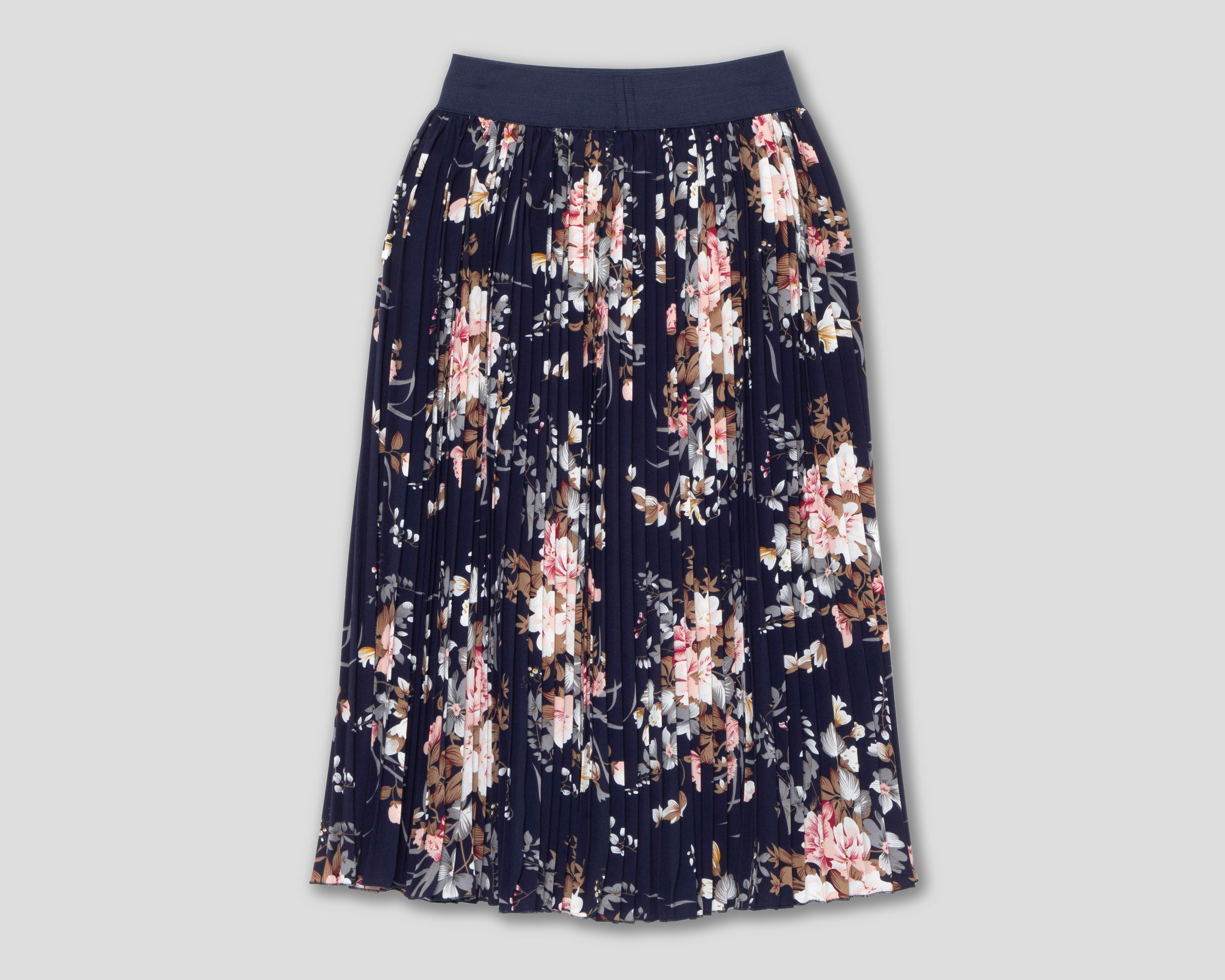 Foto 3 pulgar | Falda Midi Lady Sun con Elástico para Mujer