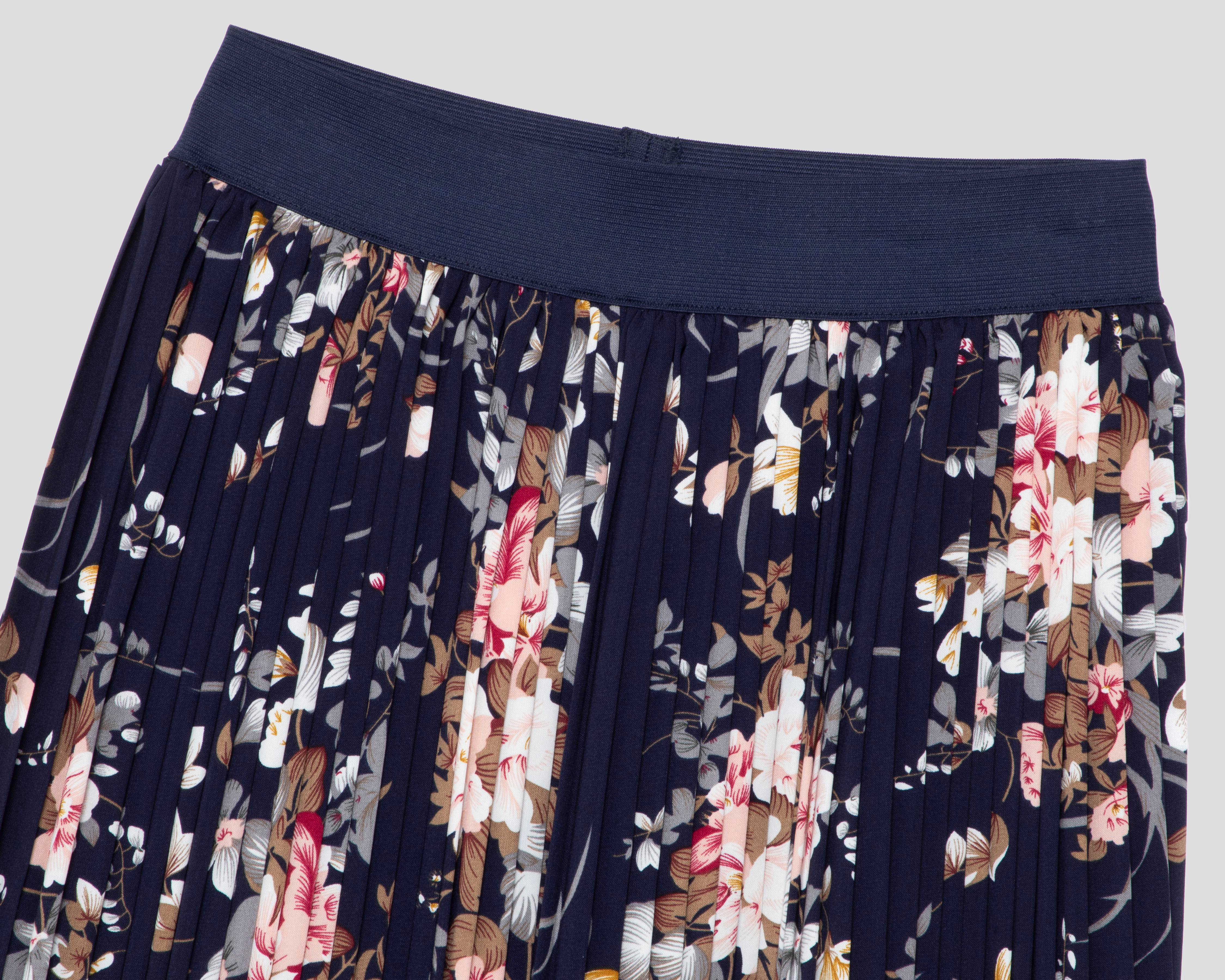 Foto 4 pulgar | Falda Midi Lady Sun con Elástico para Mujer