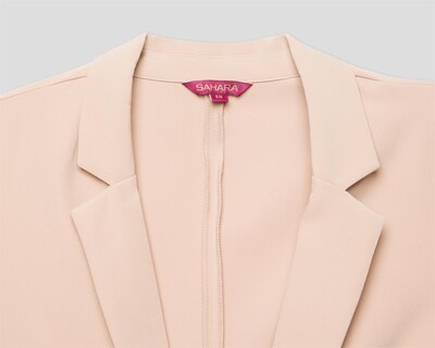 Foto 3 | Blazer Beige Sahara para Mujer