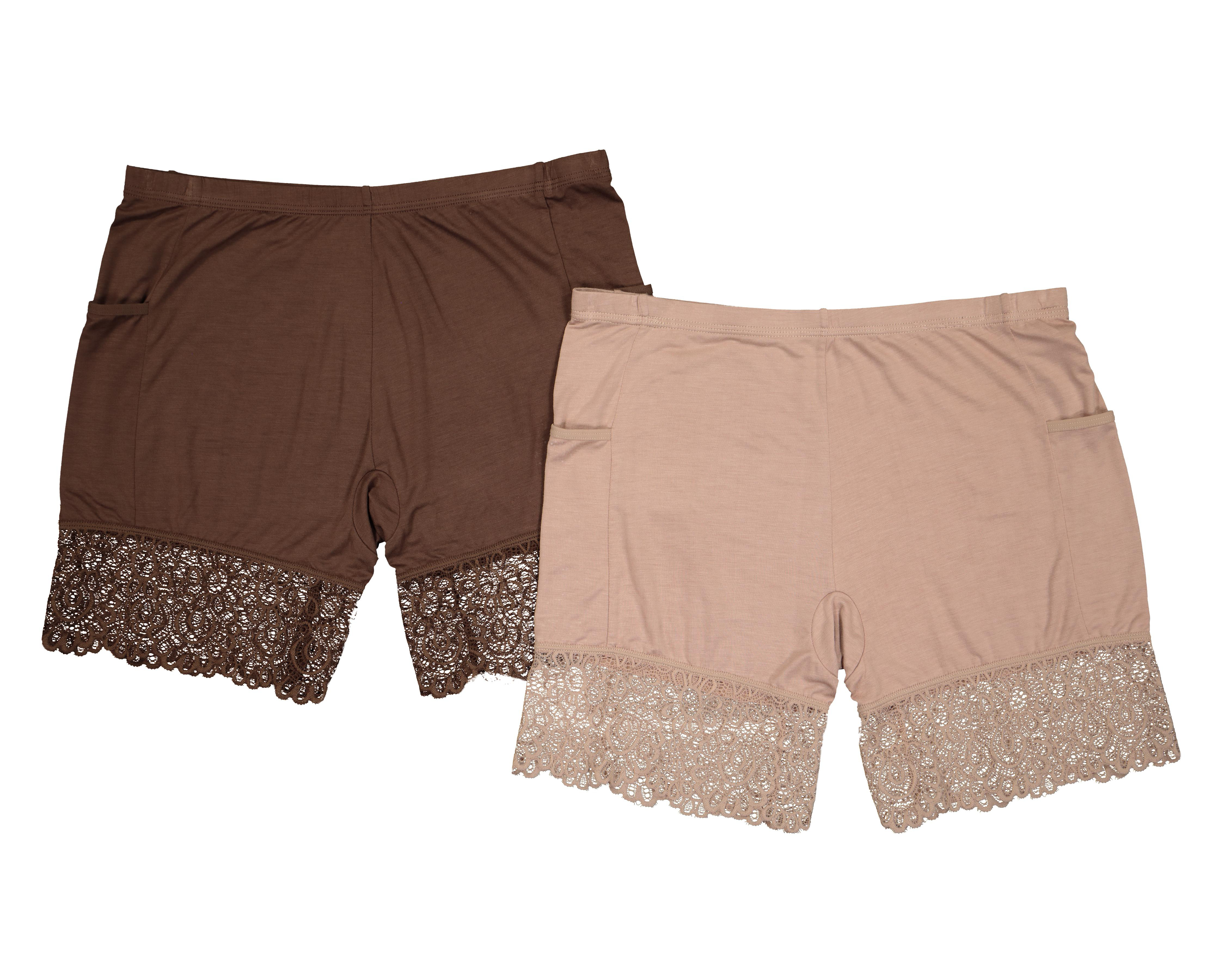 Foto 1 | Bloomer Beauty Secret con Encaje para Mujer 2 Pack