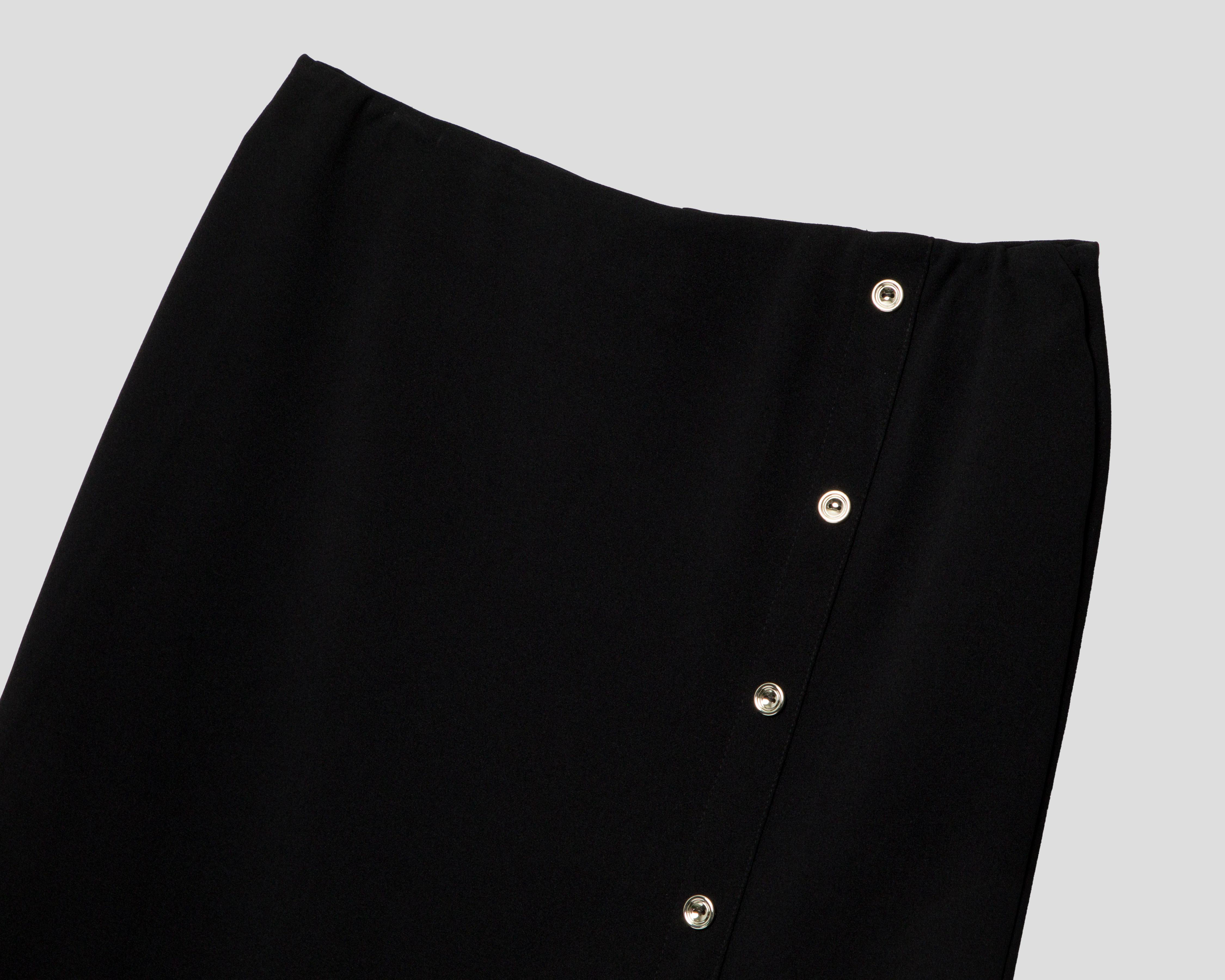 Foto 3 | Falda Corta Sahara con Botones para Mujer