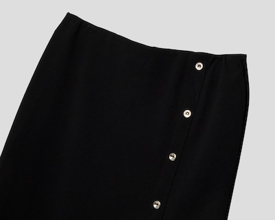 Foto 3 | Falda Corta Sahara con Botones para Mujer