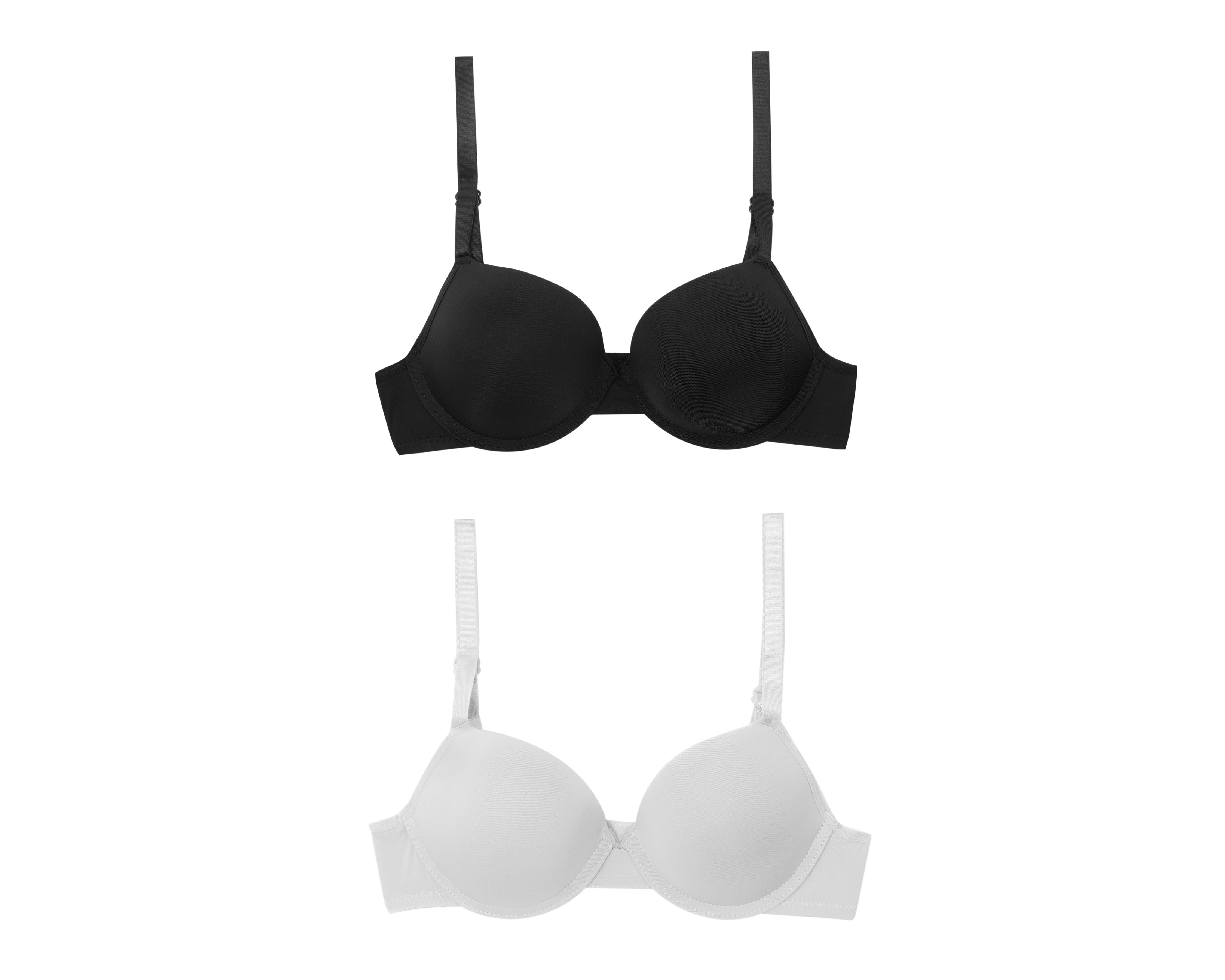 Brasier con Varilla Beauty Secret Media Copa para Mujer 2 Pack