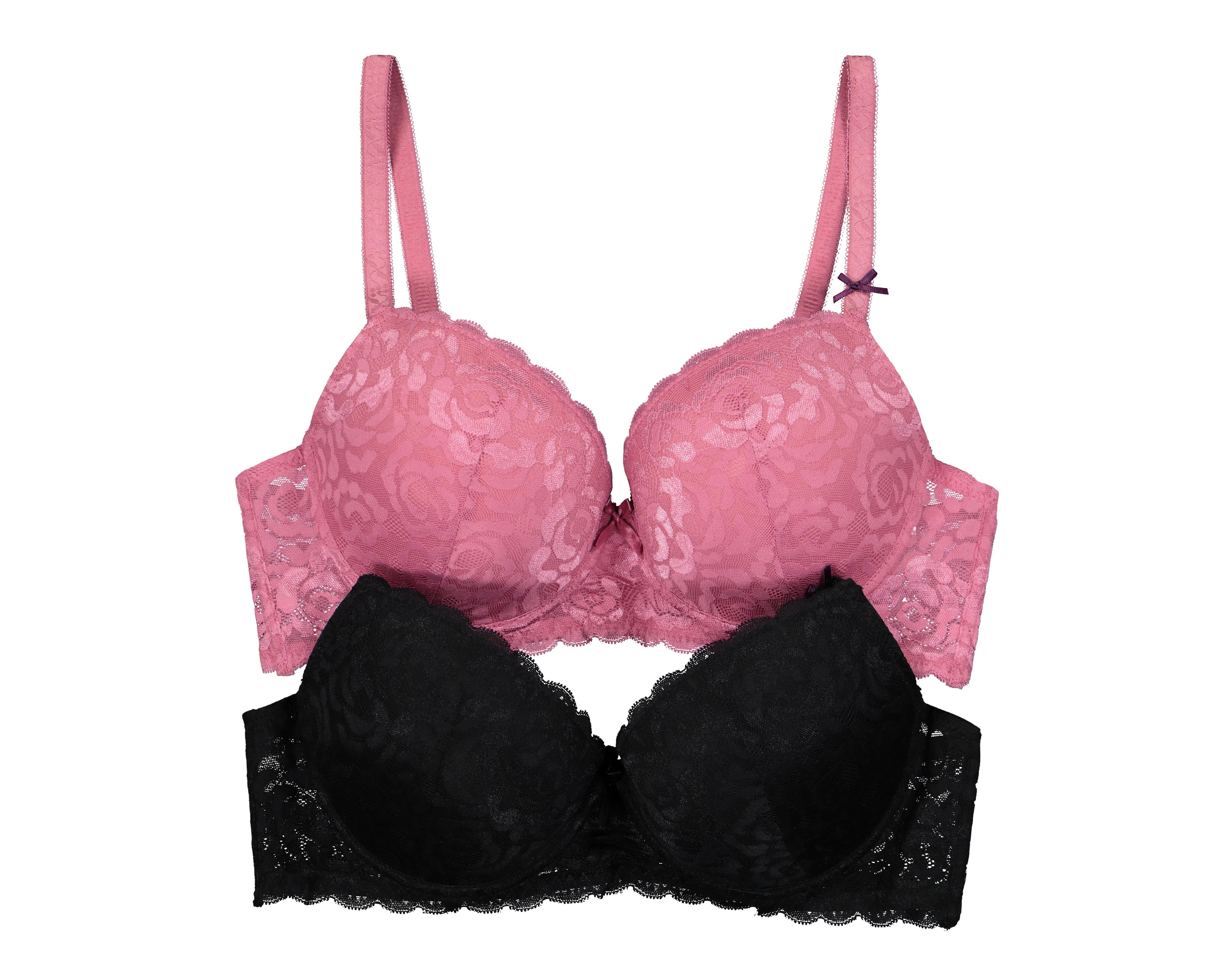 Brasier De Encaje Eva Tu Estilo Íntimo Push Up Para Mujer 2 Pack ...