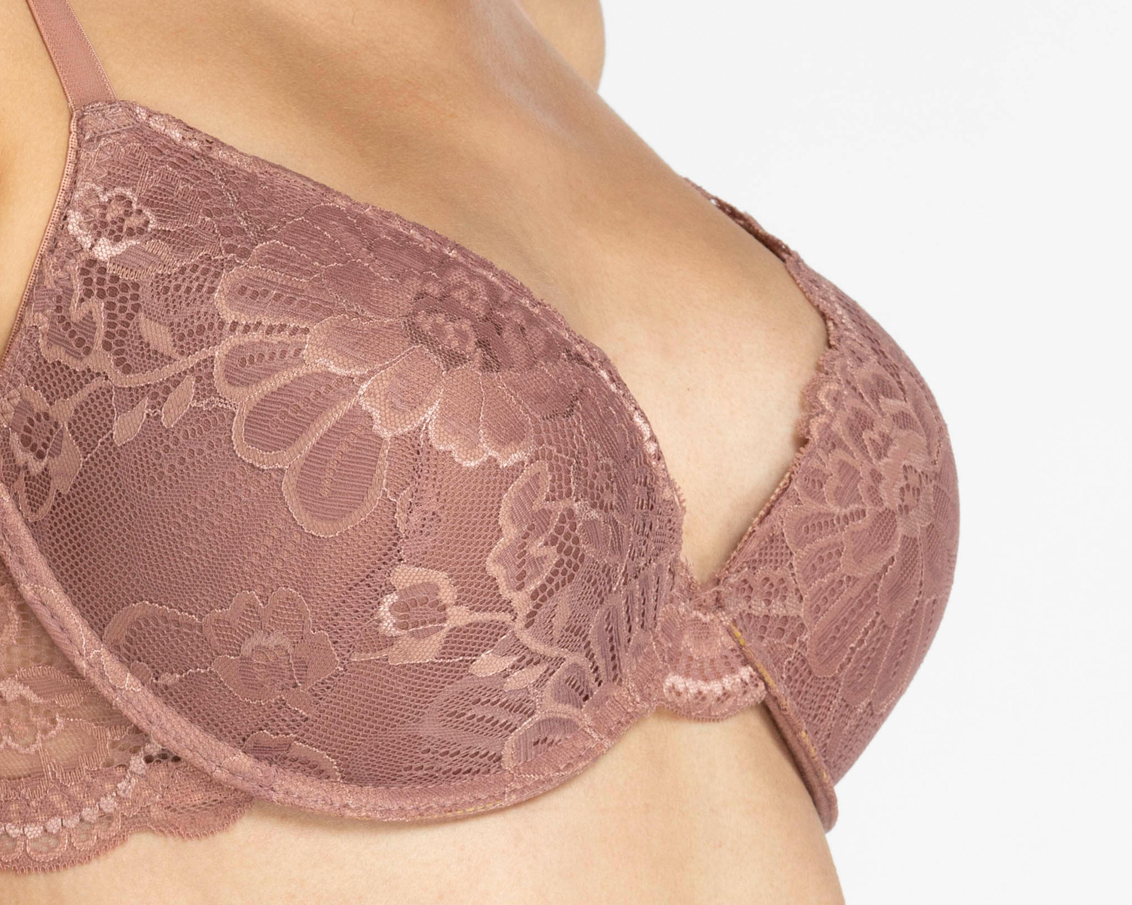 Foto 5 pulgar | Brasier de Encaje Eva tu Estilo Íntimo Push Up para Mujer 2 Pack