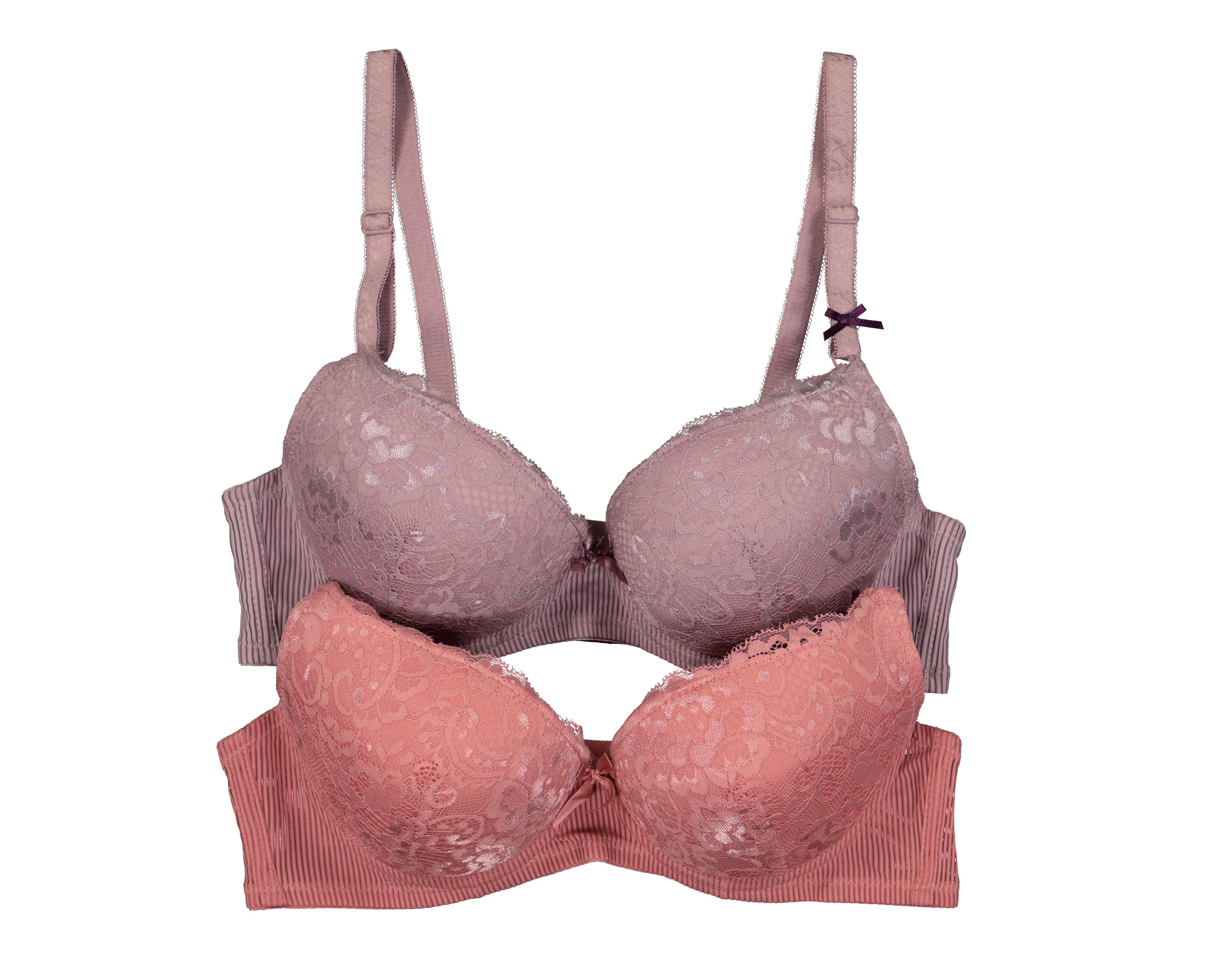 Brasier de Encaje Eva tu Estilo Íntimo Push Up para Mujer 2 Pack $229