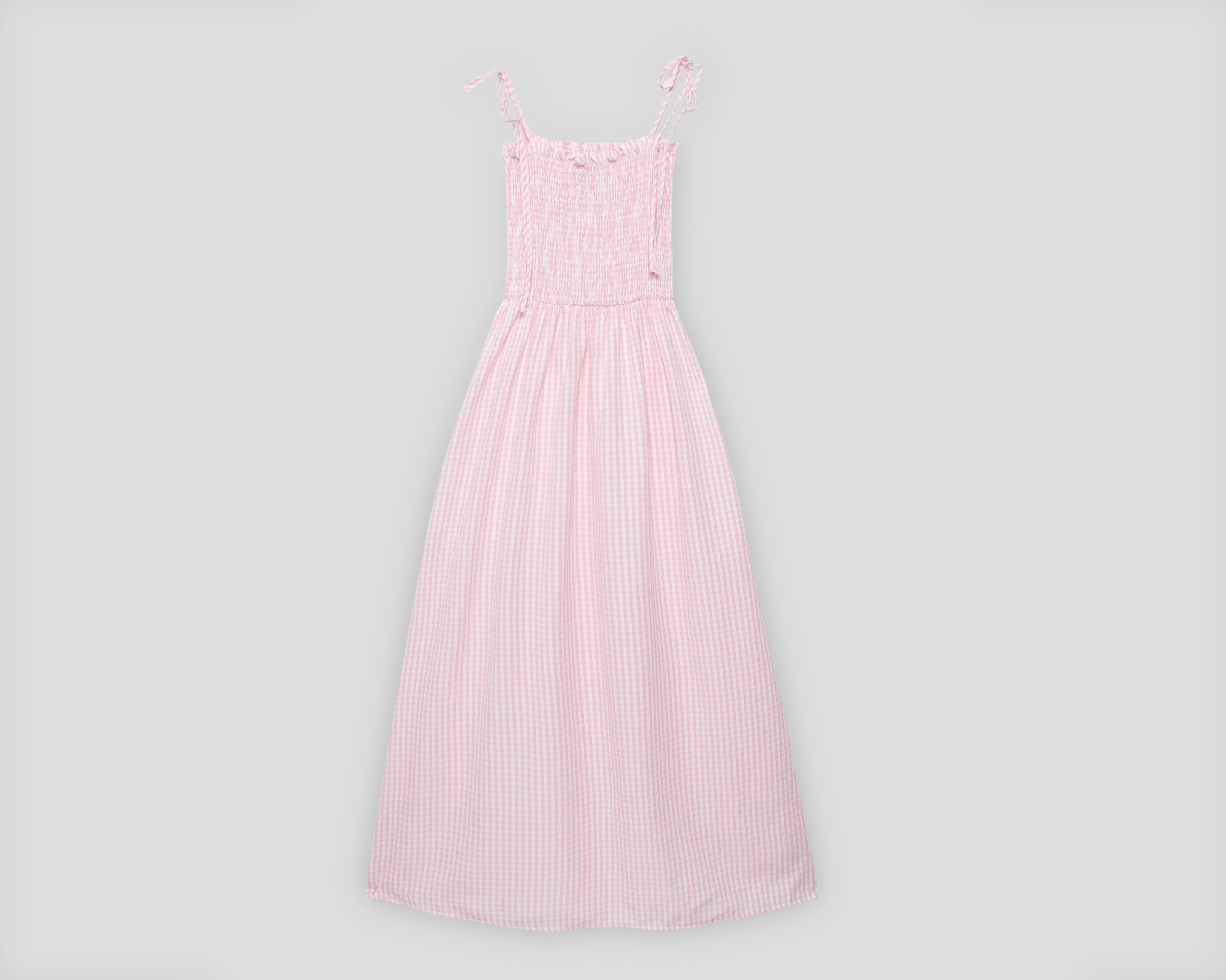Foto 1 | Vestido Casual Refill a Cuadros con Tirantes Juvenil