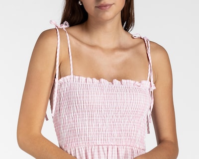 Foto 4 | Vestido Casual Refill a Cuadros con Tirantes Juvenil