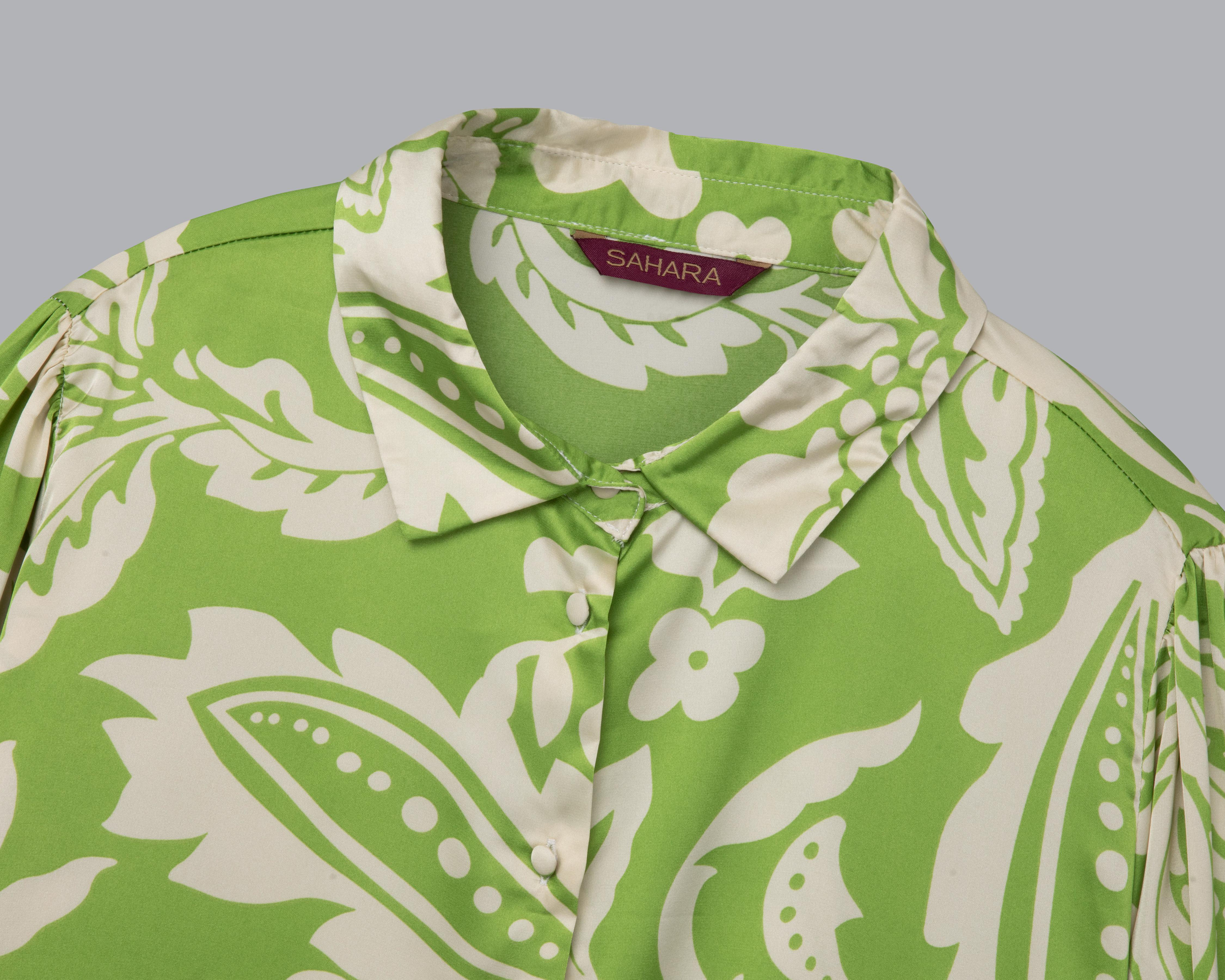 Foto 4 pulgar | Blusa Sahara Manga Larga con Botones