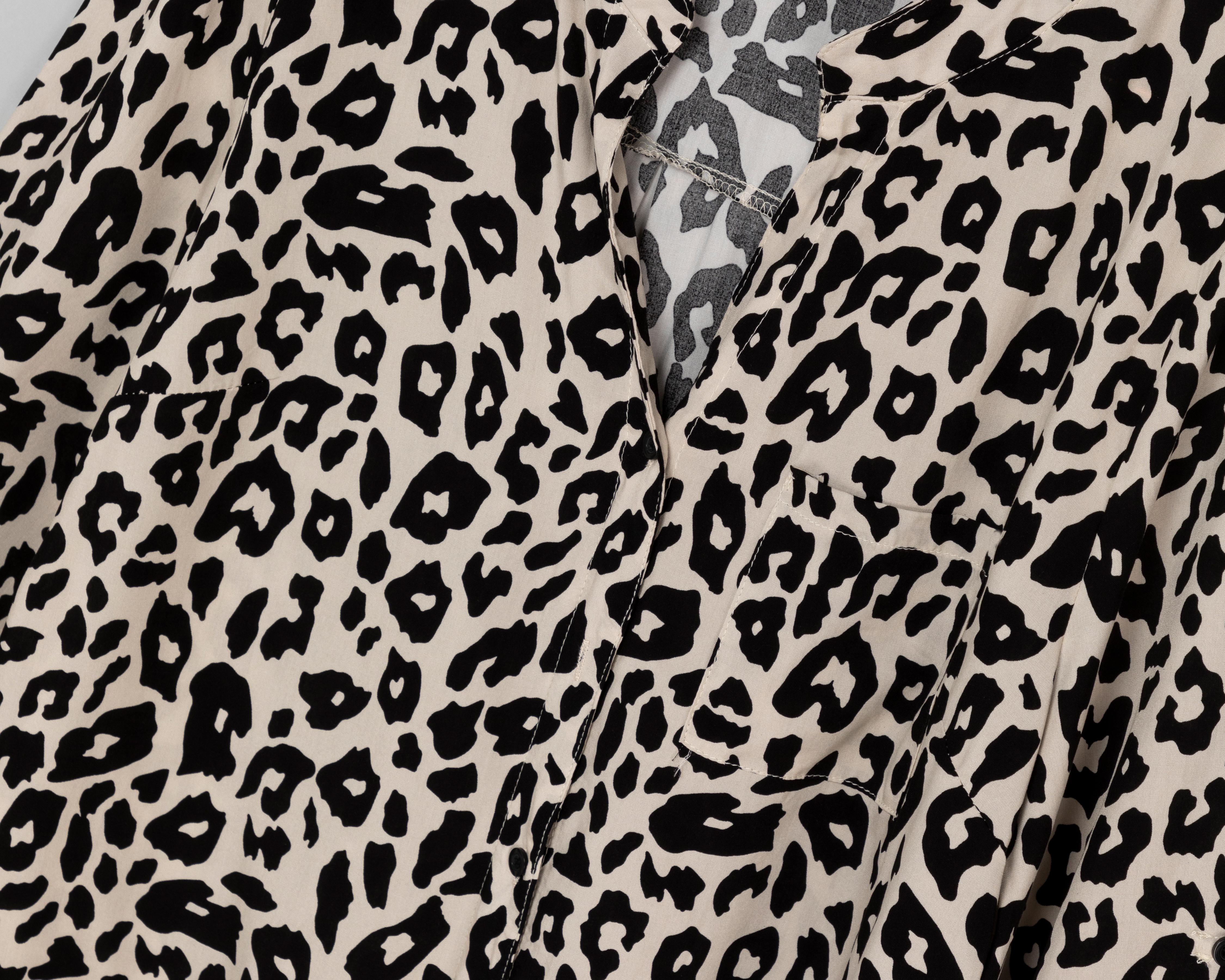 Foto 4 pulgar | Blusa Lady Sun Animal Print con Manga 3/4