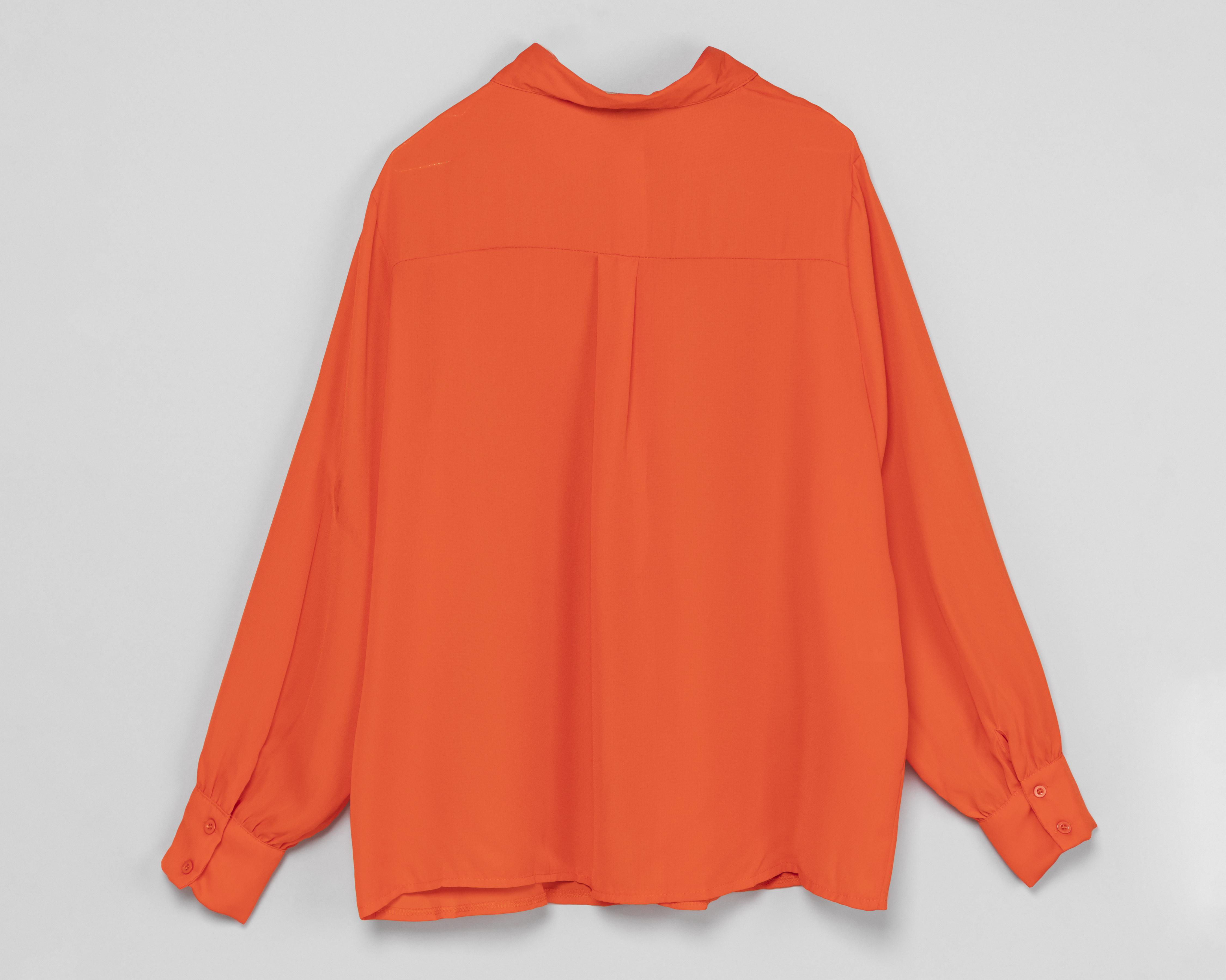 Foto 2 | Blusa Sahara Manga Larga Anaranjada