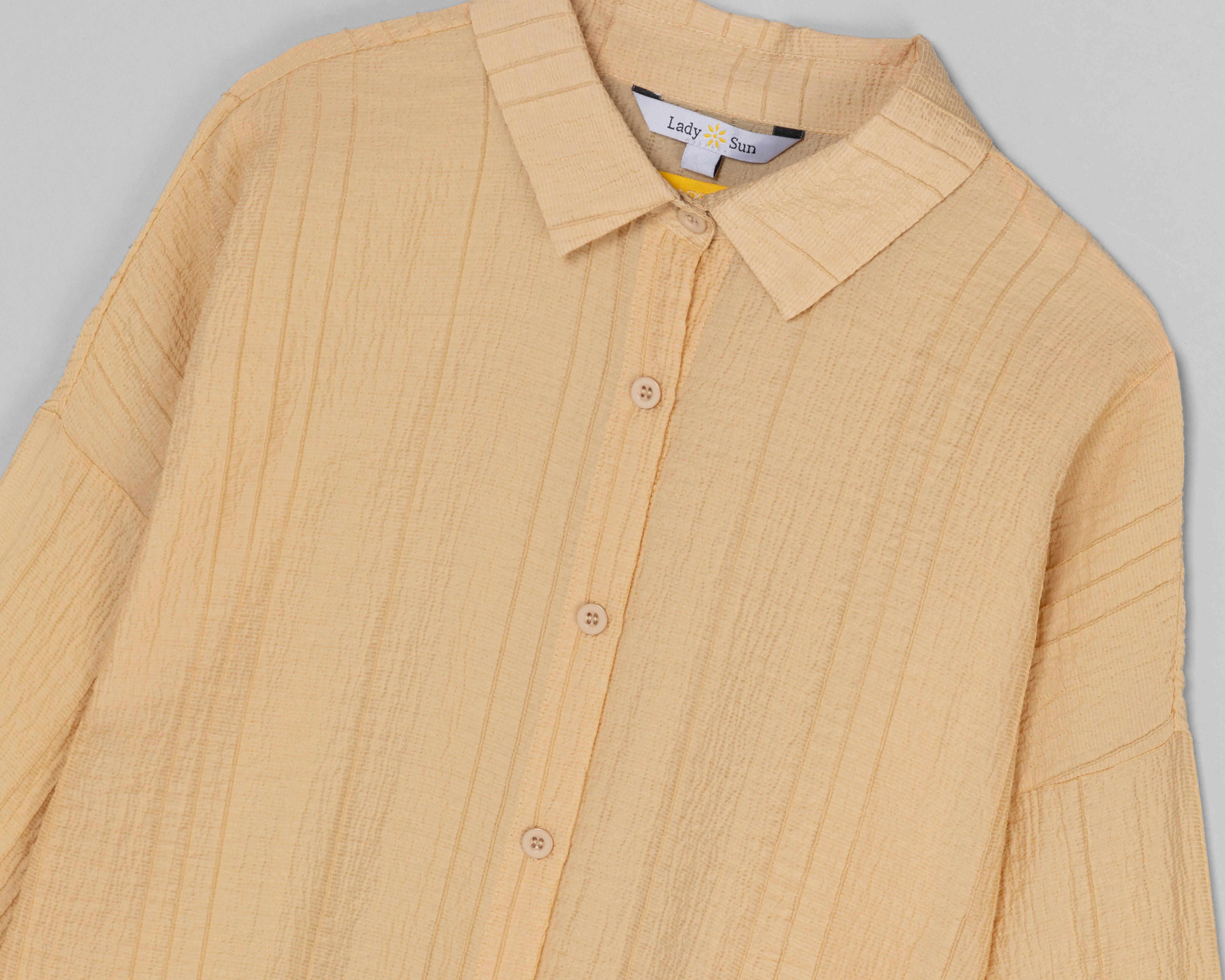 Foto 3 | Blusa Lady Sun Manga Larga con Botones