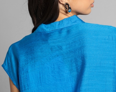 Foto 5 | Blusa Thinner Manga Corta con Botones