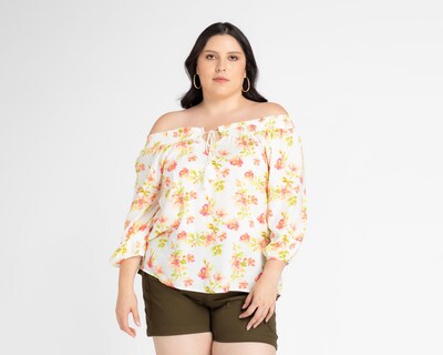 Foto 1 | Blusa Lady Sun Manga 3/4 Floral