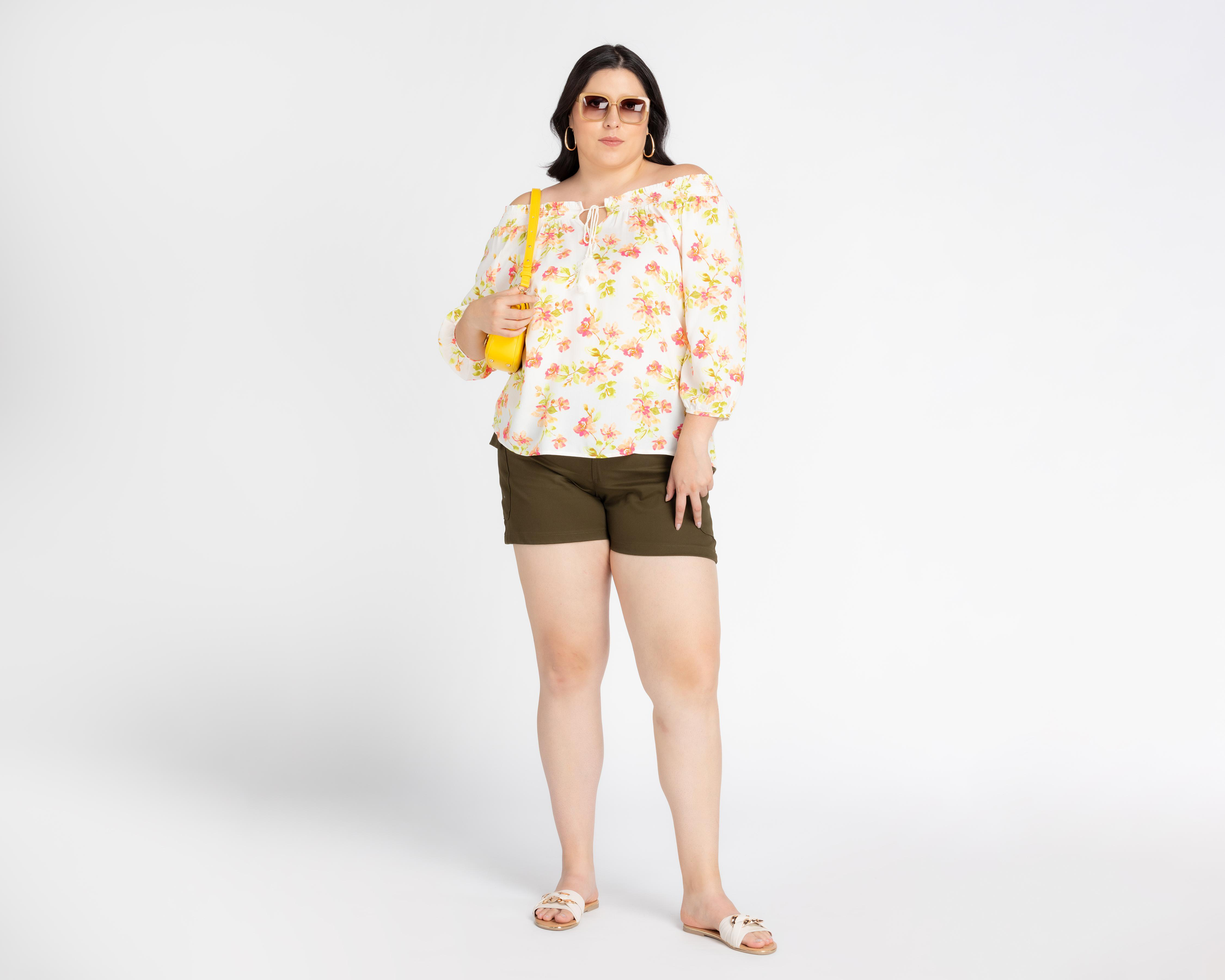 Foto 3 pulgar | Blusa Lady Sun Manga 3/4 Floral