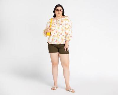 Foto 2 | Blusa Lady Sun Manga 3/4 Floral