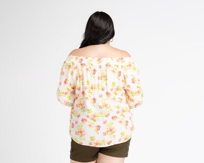 Foto 3 | Blusa Lady Sun Manga 3/4 Floral