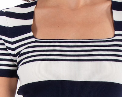Foto 4 | Vestido Casual Forever 21 Manga Corta a Rayas Juvenil