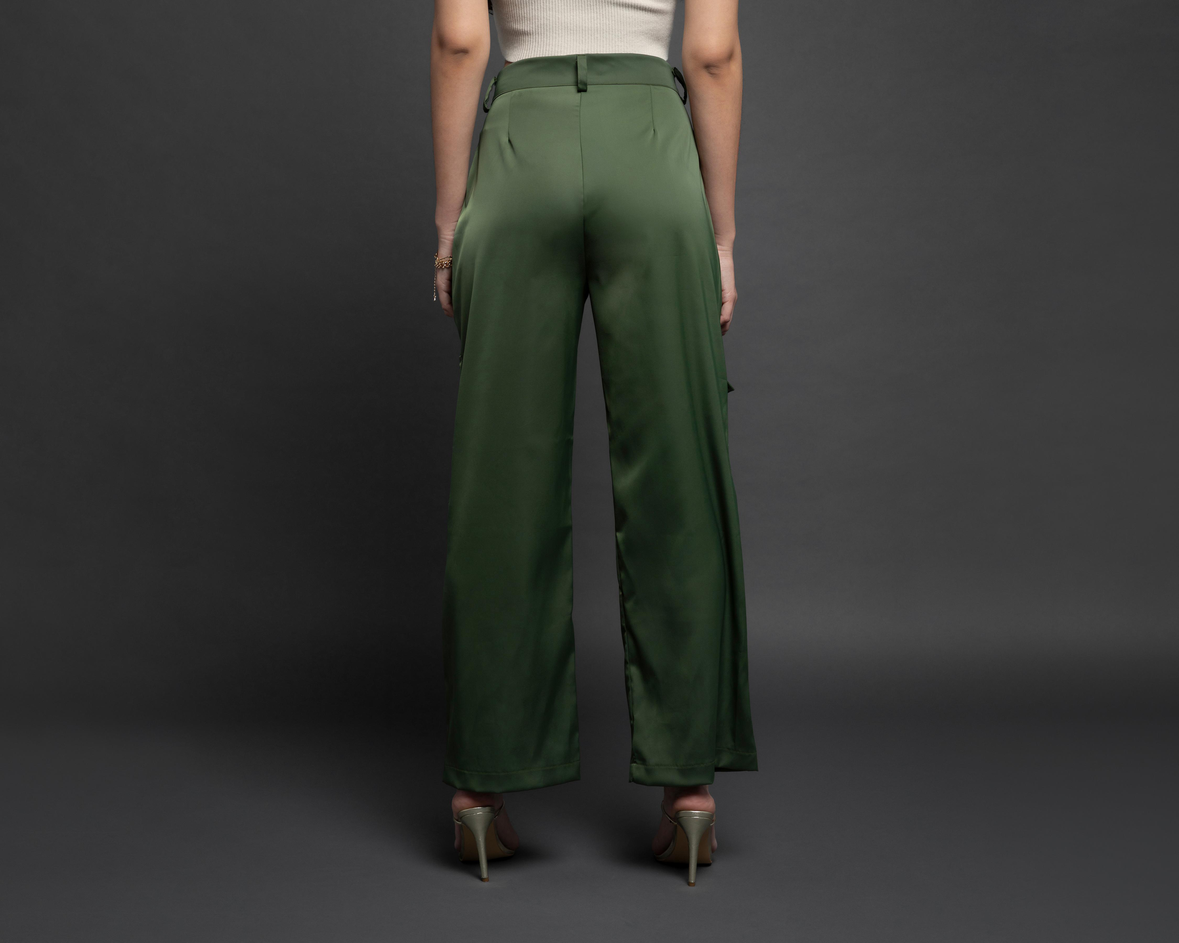 Foto 4 pulgar | Pantalón Casual Jennifer Lopez Verde