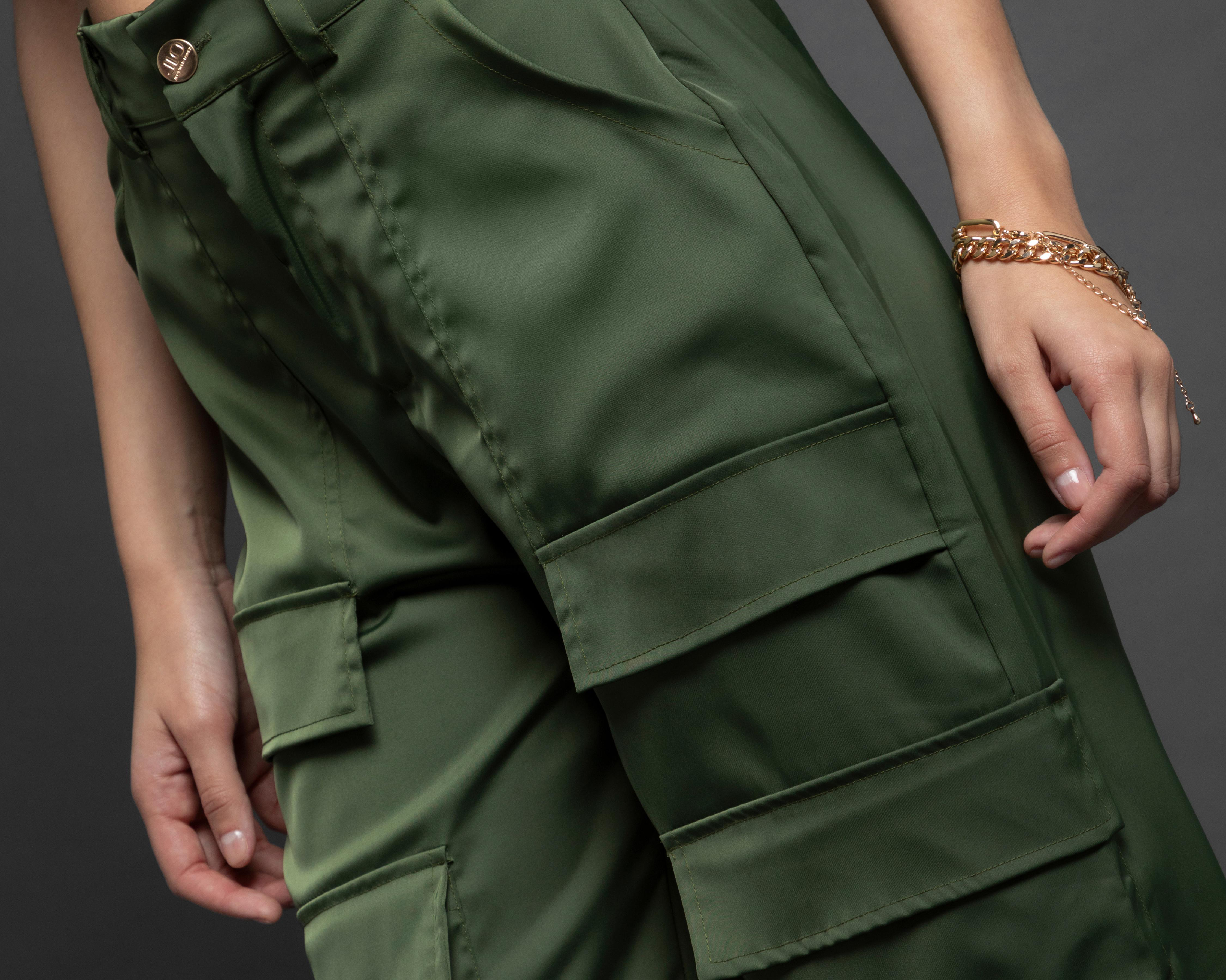 Foto 5 pulgar | Pantalón Casual Jennifer Lopez Verde