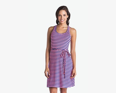 Foto 1 | Vestido Casual Refill a Rayas con Tirantes para Mujer