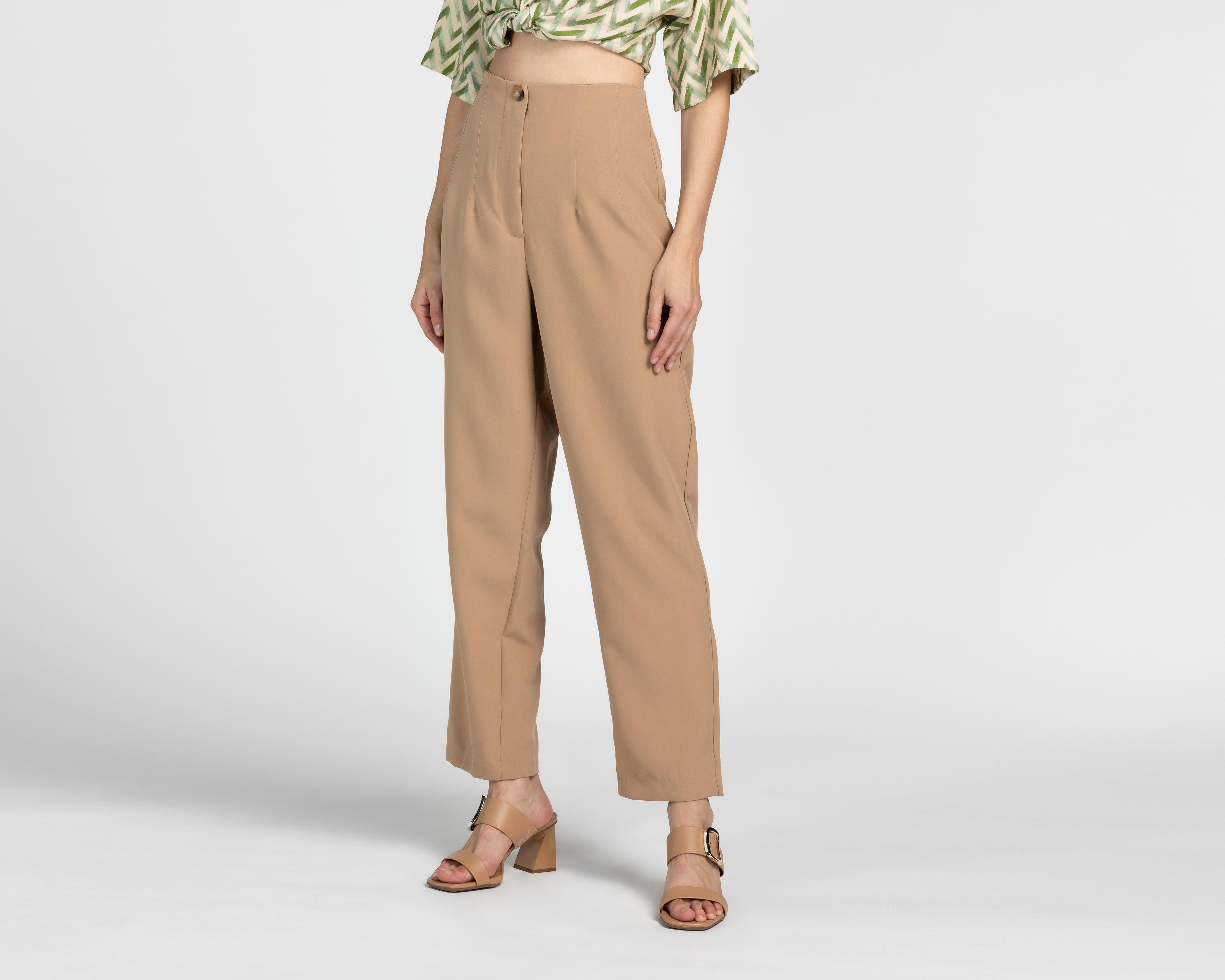 Pantalón de Vestir Sahara Café para Mujer $349