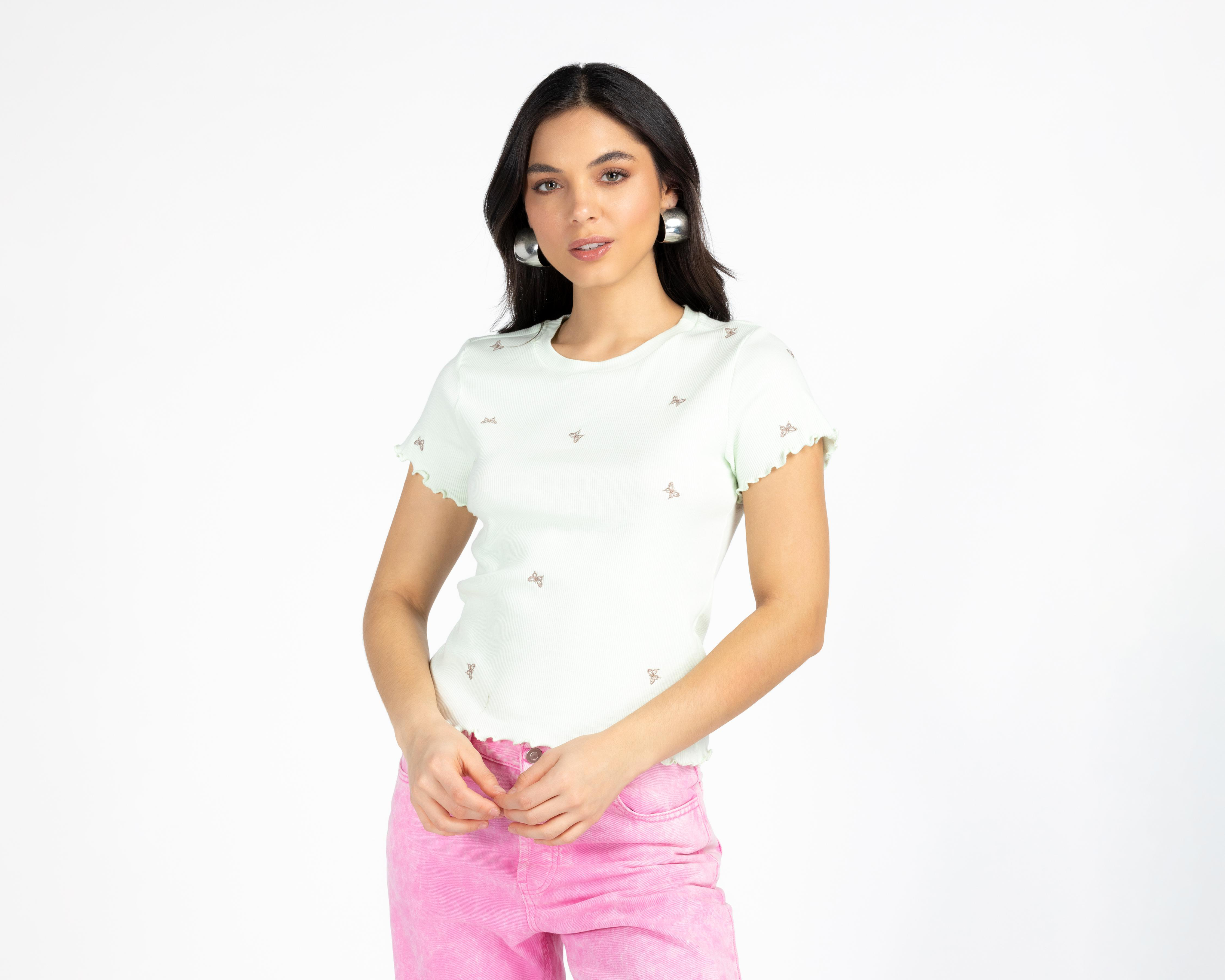 Blusa 18 Forever Manga Corta Juvenil