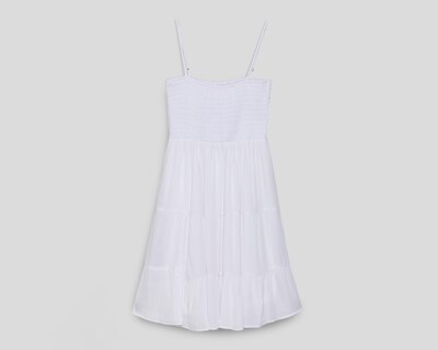 Foto 1 | Vestido de Playa Rio Beach Blanco con Smock para Mujer