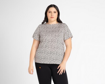 Foto 1 | Blusa Lady Sun Manga Corta de Puntos