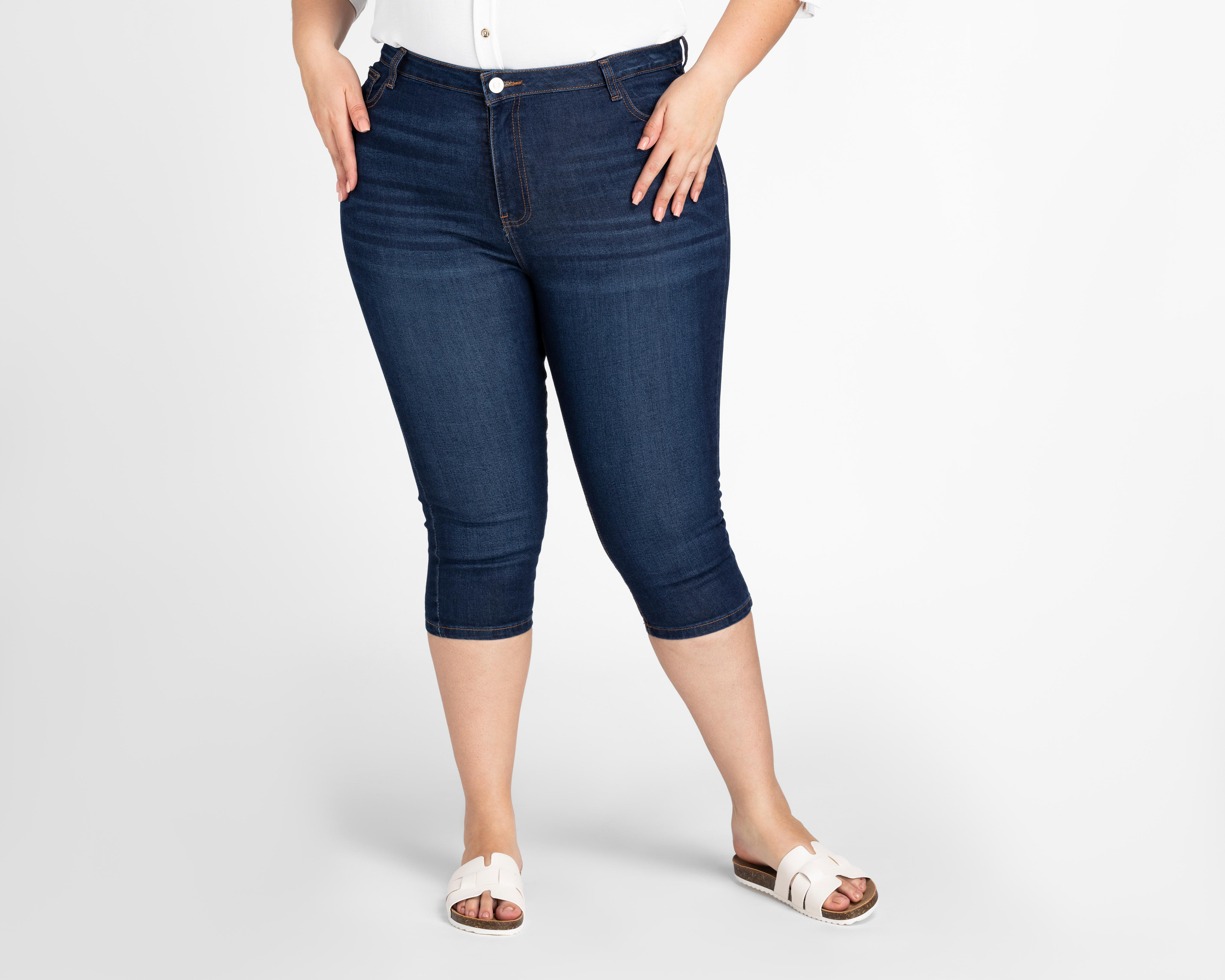 Pantalón Capri Lucky Star de Mezclilla para Mujer
