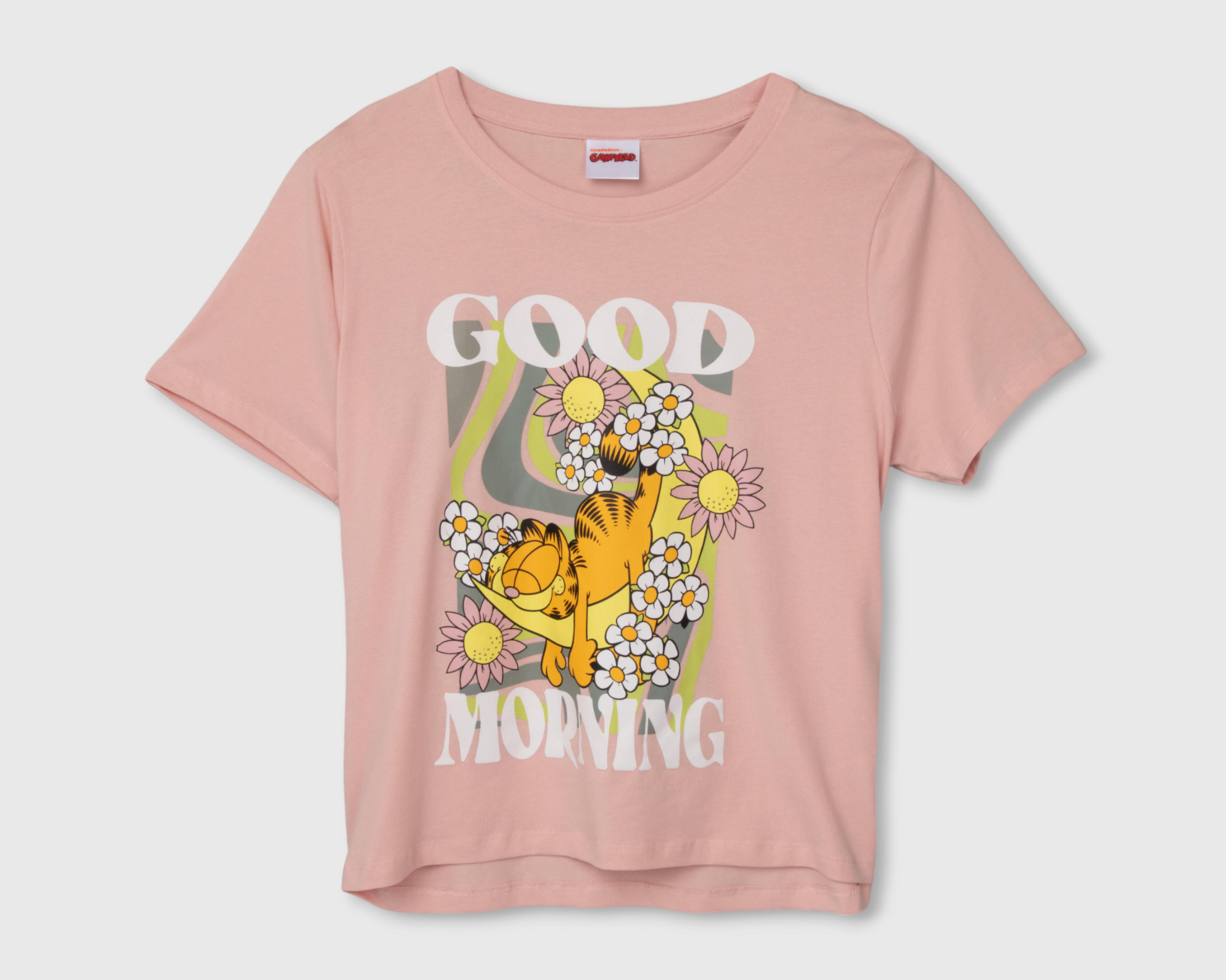 Playera Garfield Estampada