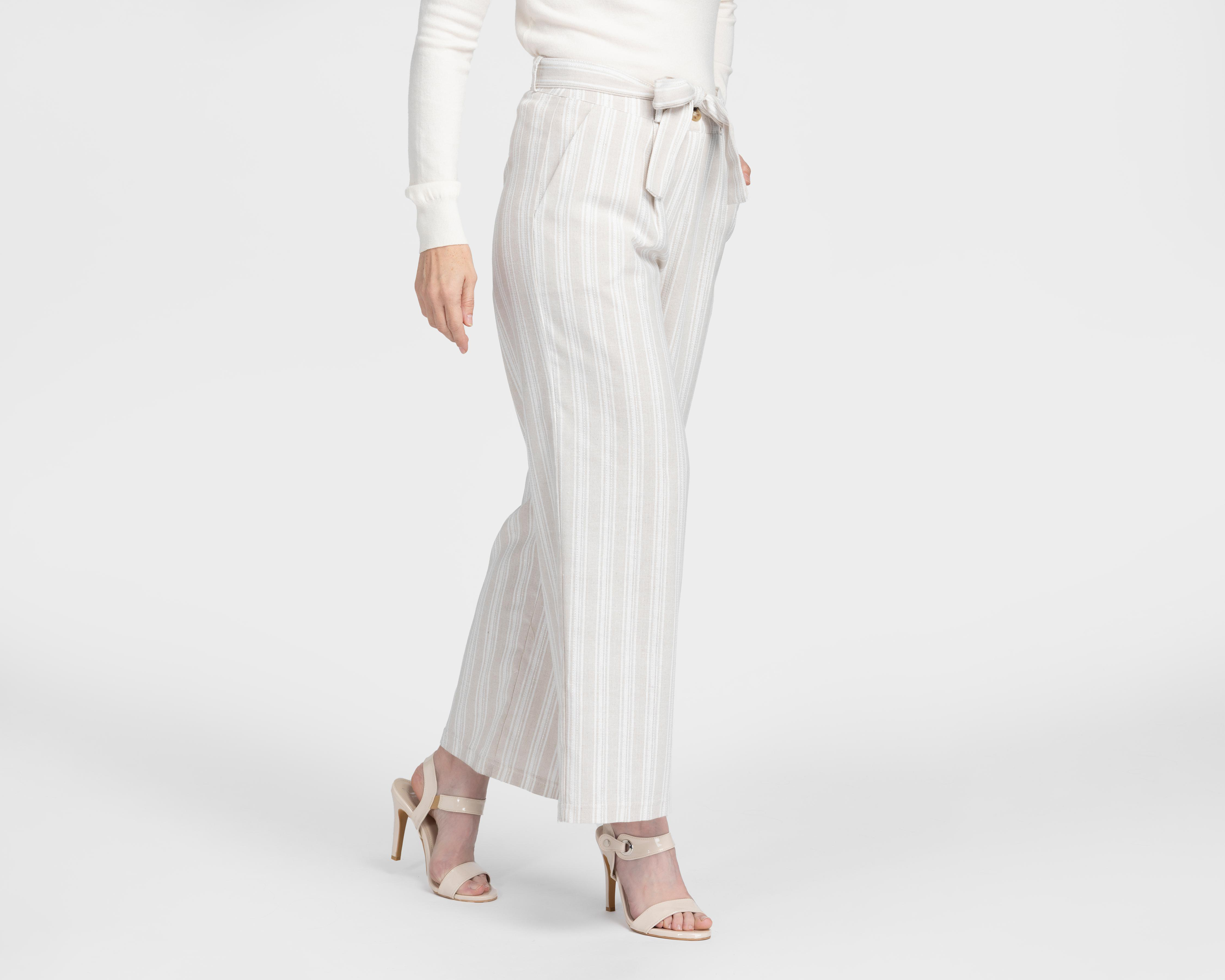 Pantalón Capri Sahara con Cinturón para Mujer $299
