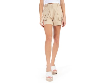 Foto 1 | Short Forever 21 Beige para Mujer