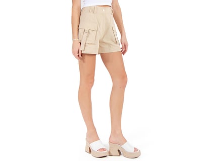 Foto 2 | Short Forever 21 Beige para Mujer