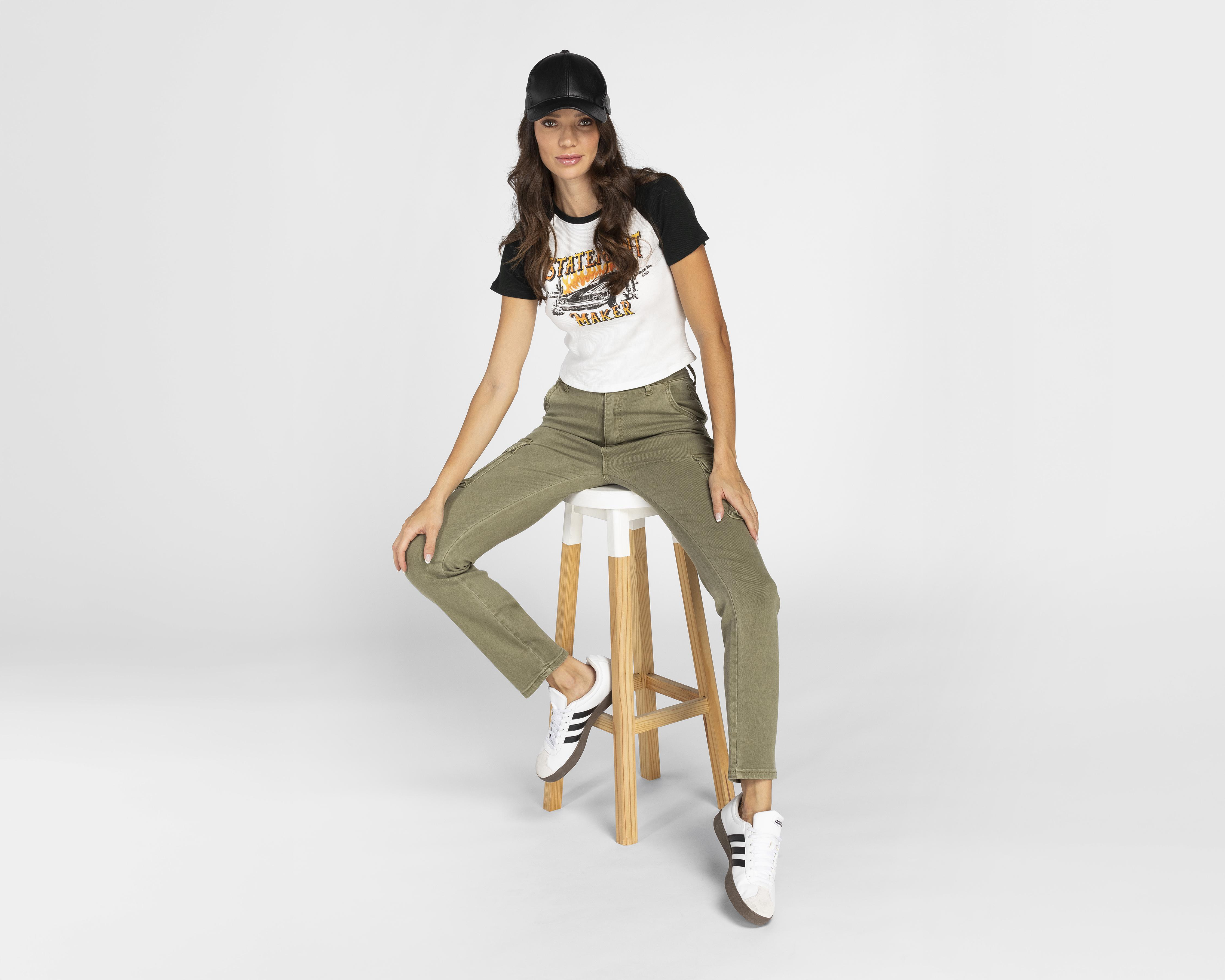 Foto 2 | Playera Refill Manga Corta para Mujer