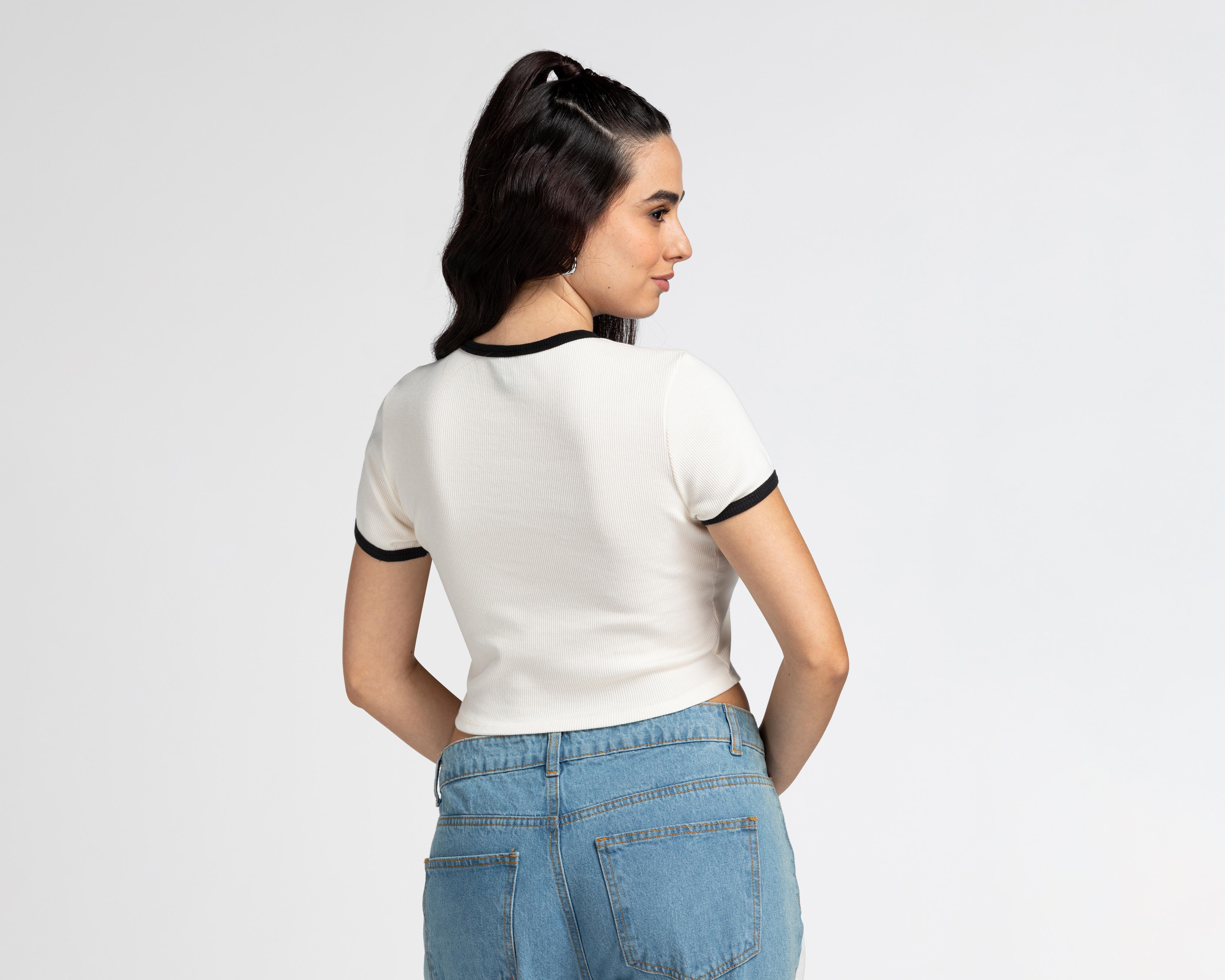 Foto 2 | Playera Disney Mickey Mouse para Mujer