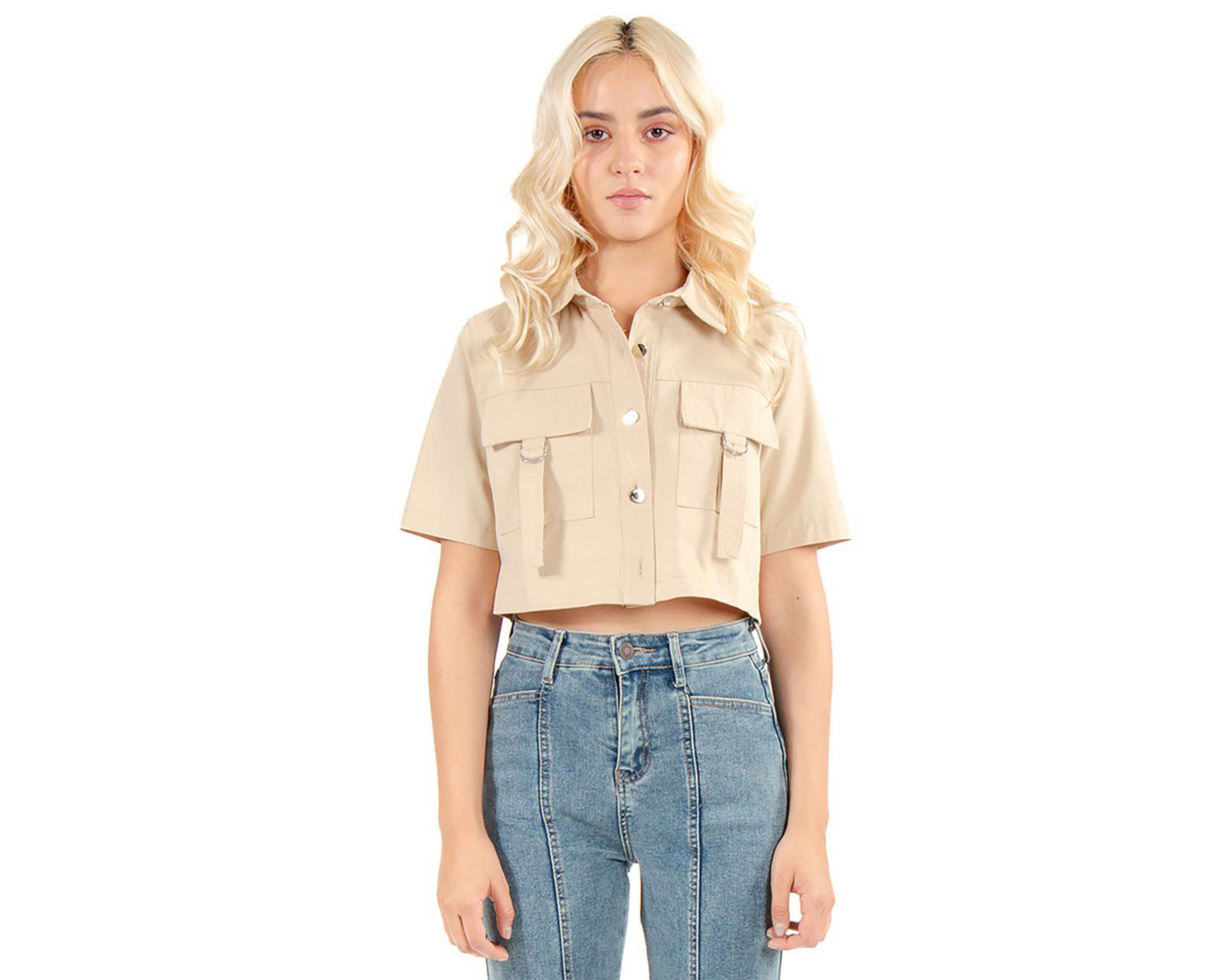 Foto 1 | Blusa Manga Corte Forever 21 para Mujer