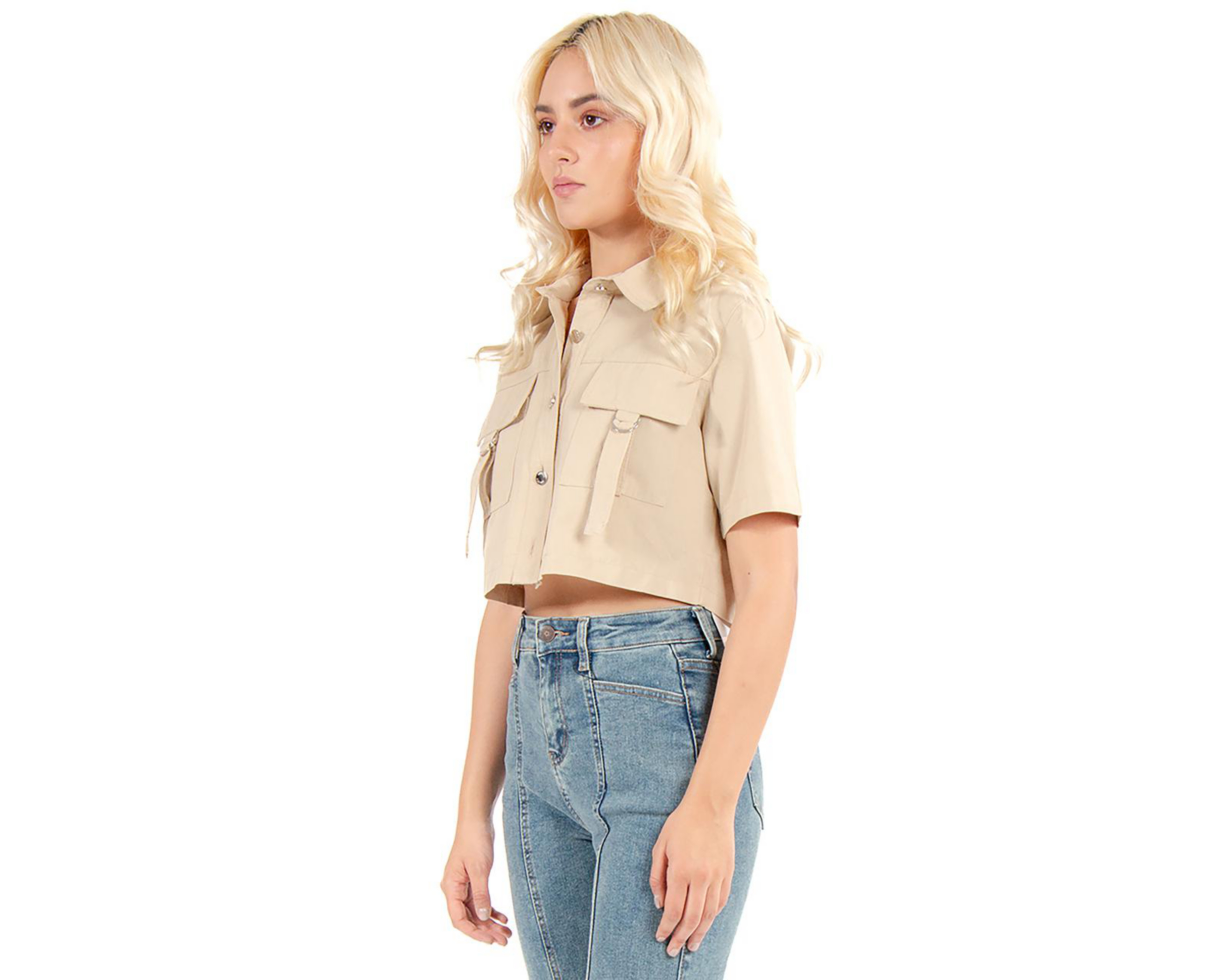 Foto 2 | Blusa Manga Corte Forever 21 para Mujer