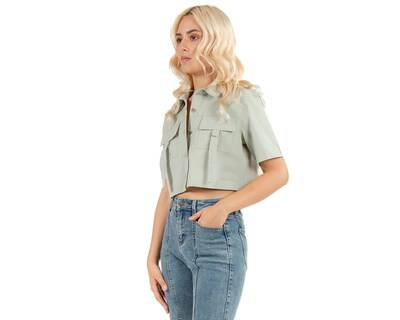 Foto 2 | Blusa con Bolsillos Forever 21 para Mujer
