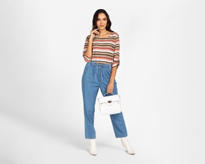 Foto 2 | Blusa Sahara a Rayas para Mujer