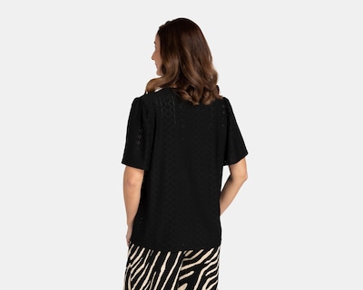 Foto 3 | Blusa Lady Sun Manga Corta Negra