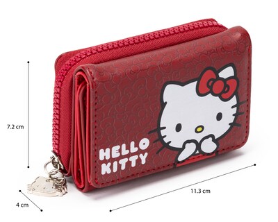 Foto 7 | Monedero para Mujer Hello Kitty Rojo