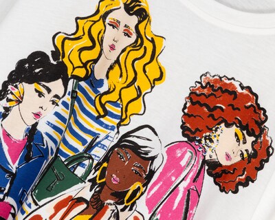 Foto 3 | Playera Thinner Manga Corta Estampada