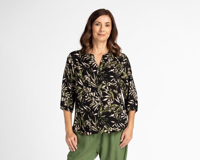 Foto 1 | Blusa Sahara Estampada con Botones