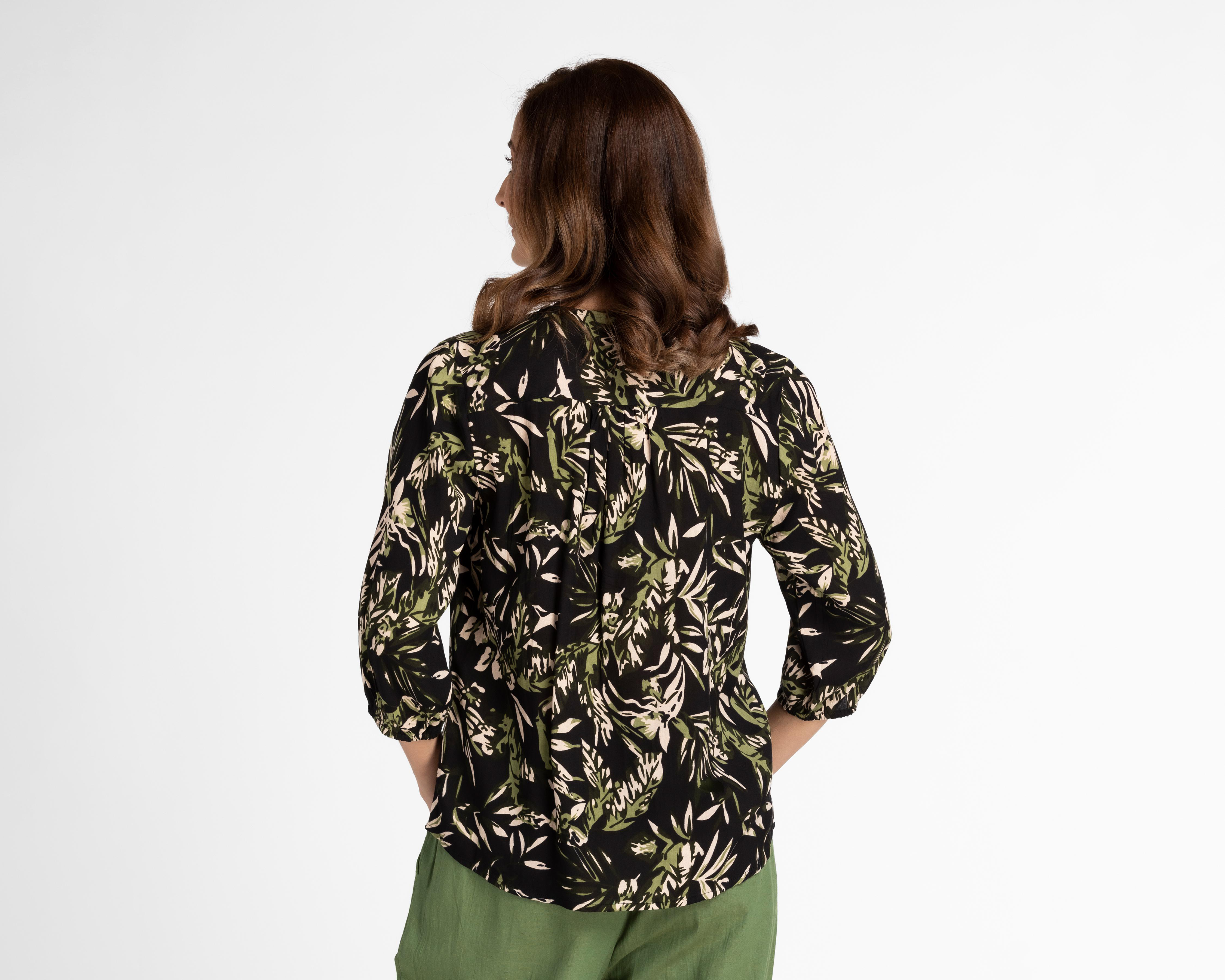Foto 4 pulgar | Blusa Sahara Estampada con Botones