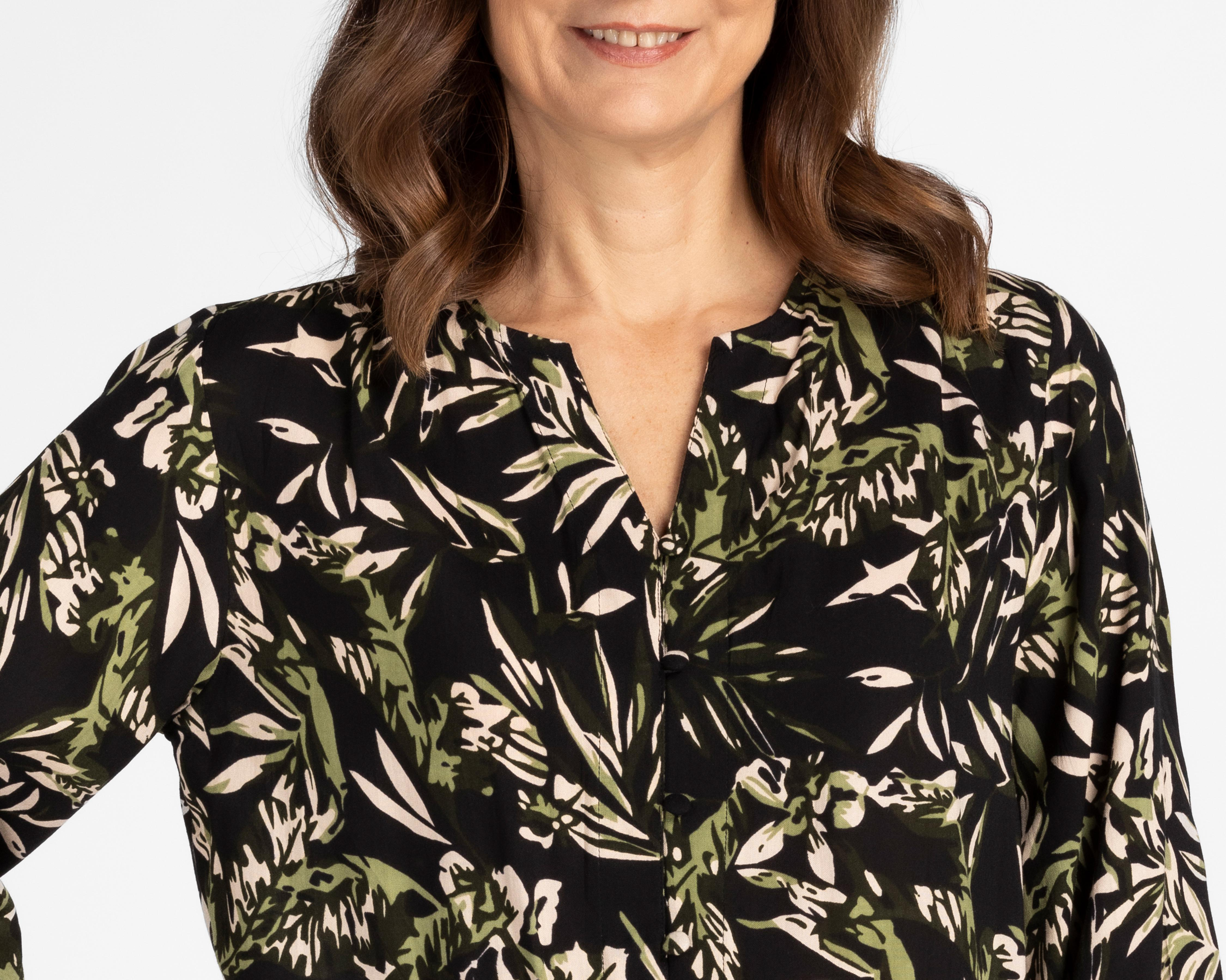 Foto 4 | Blusa Sahara Estampada con Botones